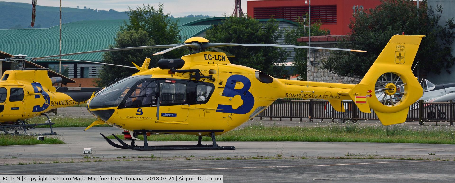 EC-LCN, 2009 Eurocopter EC-135P-2+ C/N 0824, Aeródromo de La Morgal - Asturias - España