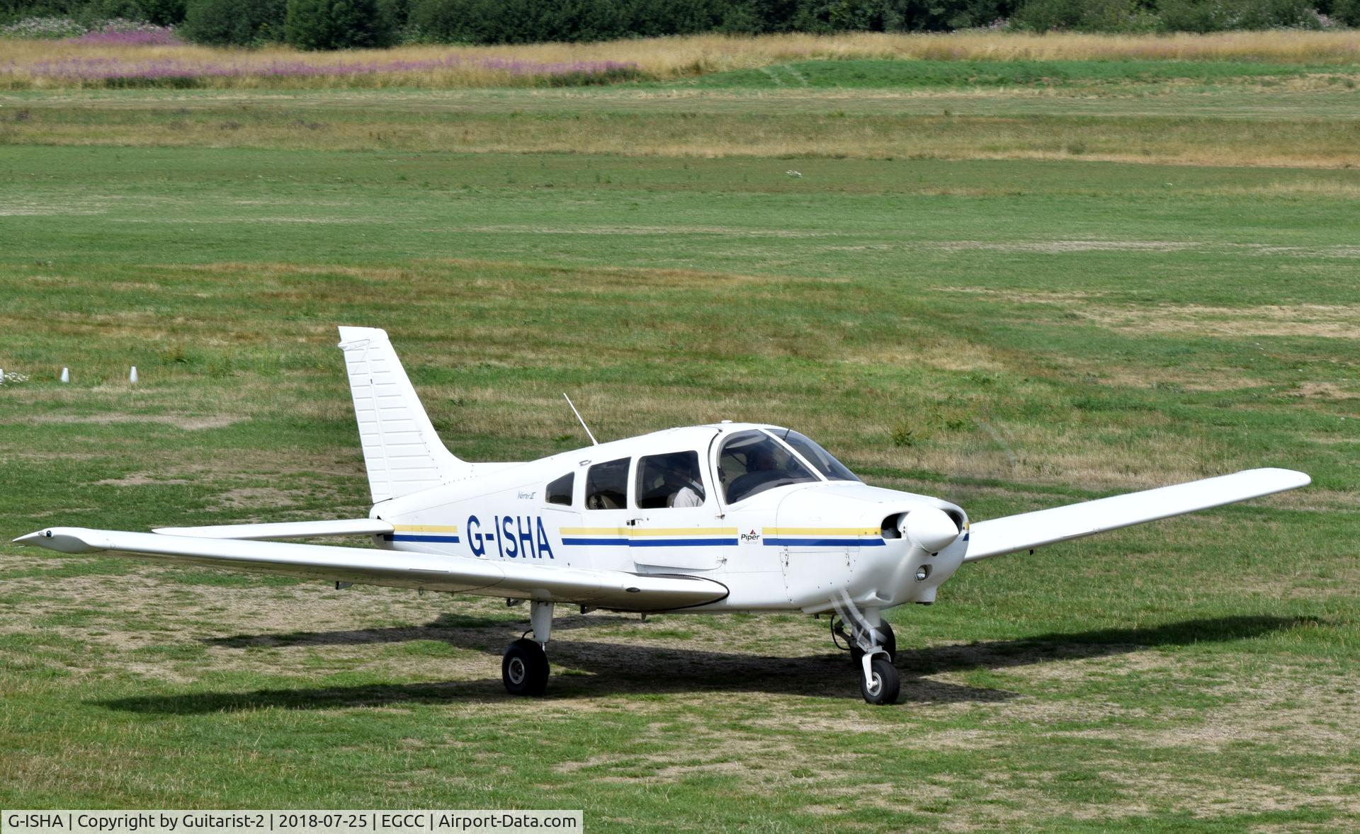 G-ISHA, 2004 Piper PA-28-161 Cherokee Warrior III C/N 2842211, At City Airport Manchester