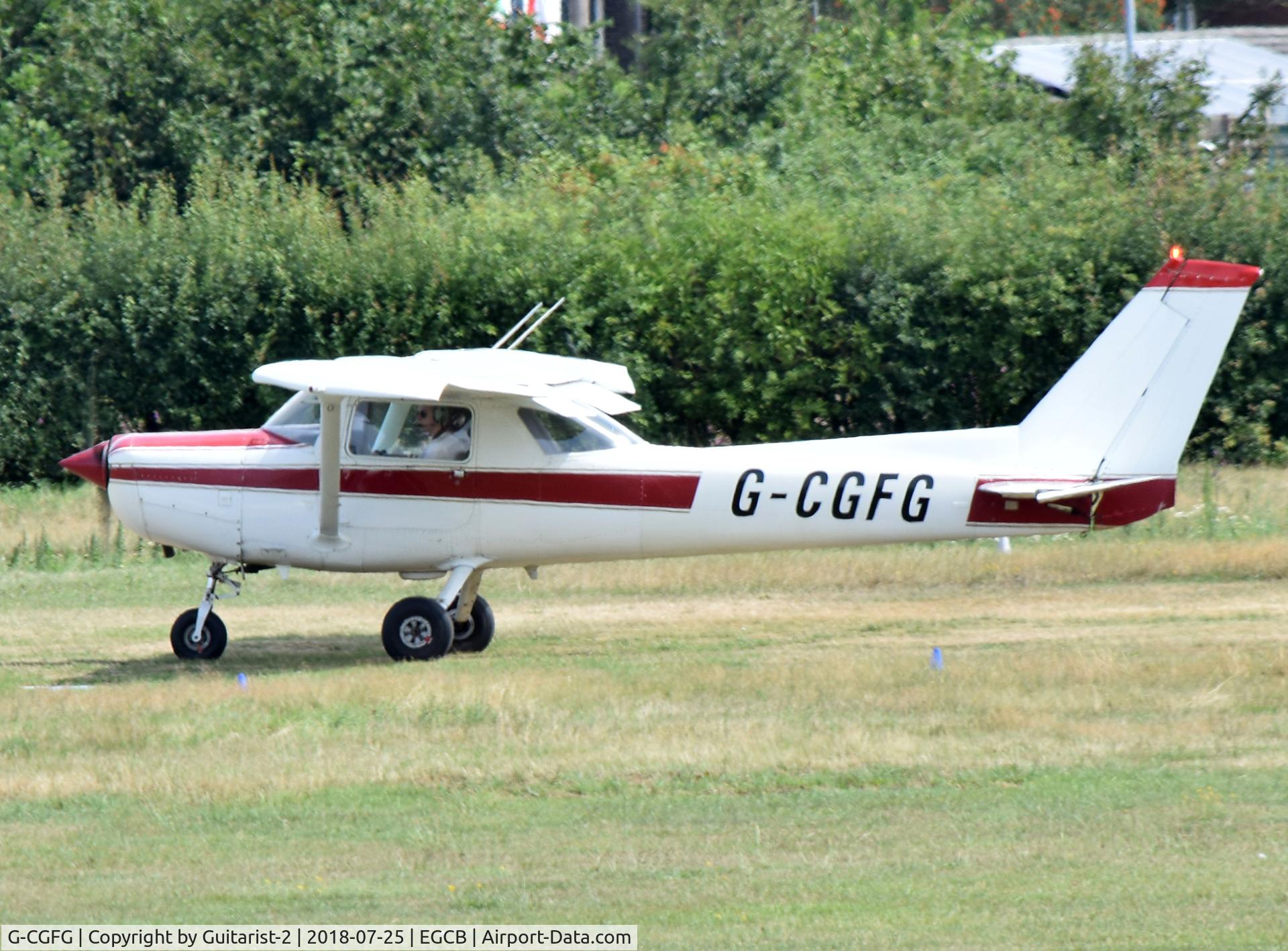G-CGFG, 1983 Cessna 152 C/N 15285724, At City Airport Manchester