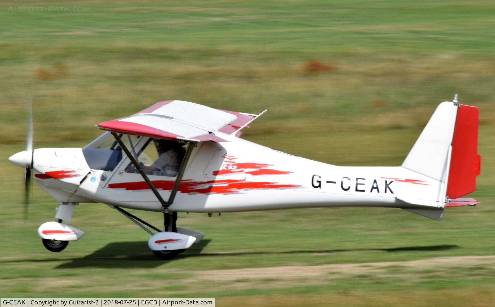 G-CEAK, 2006 Comco Ikarus C42 FB80 C/N 0606-6826, At City Airport Manchester
