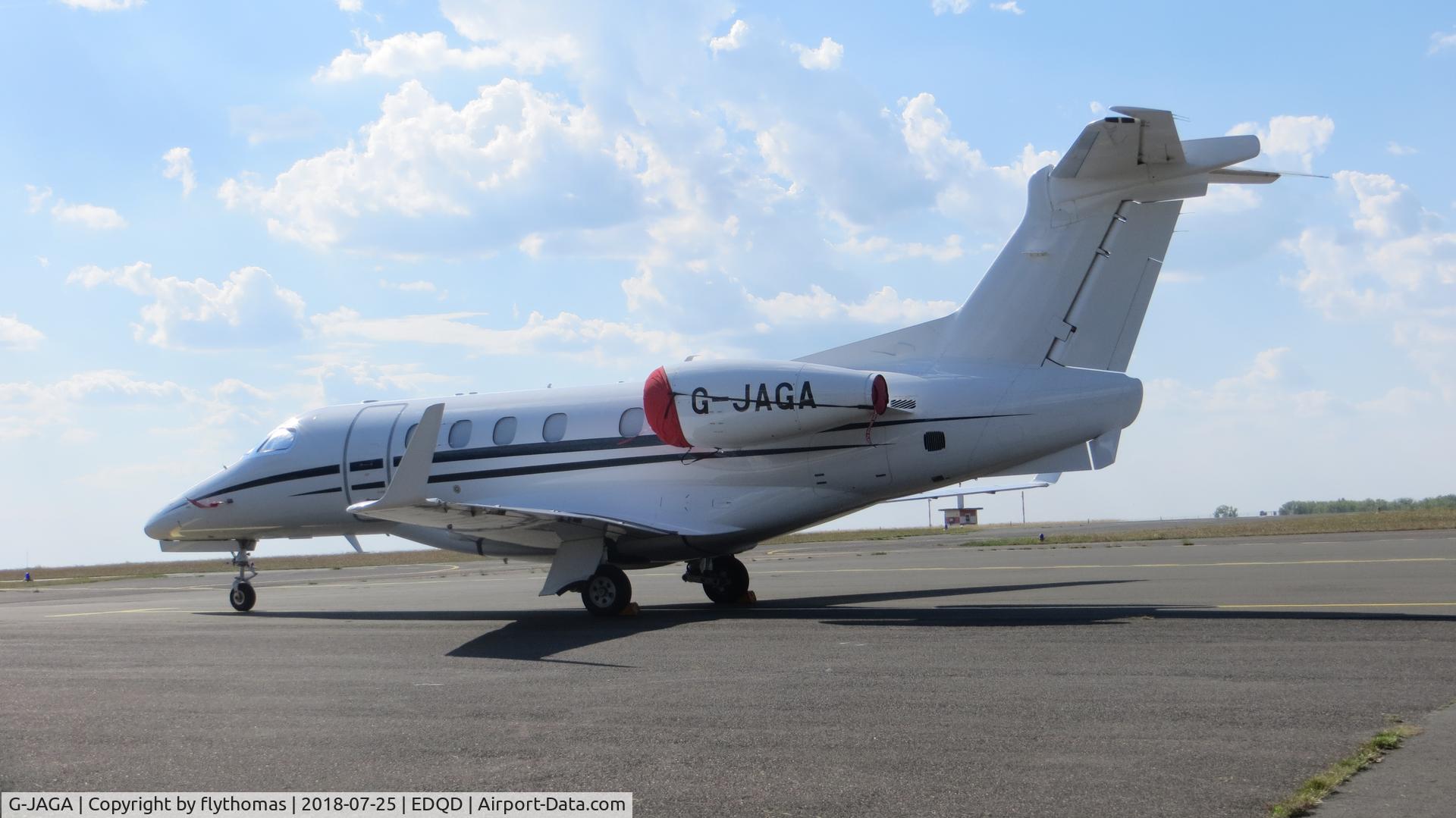 G-JAGA, 2013 Embraer EMB-505 Phenom 300 C/N 50500134, G-JAGA Bayreuth Flugplatz