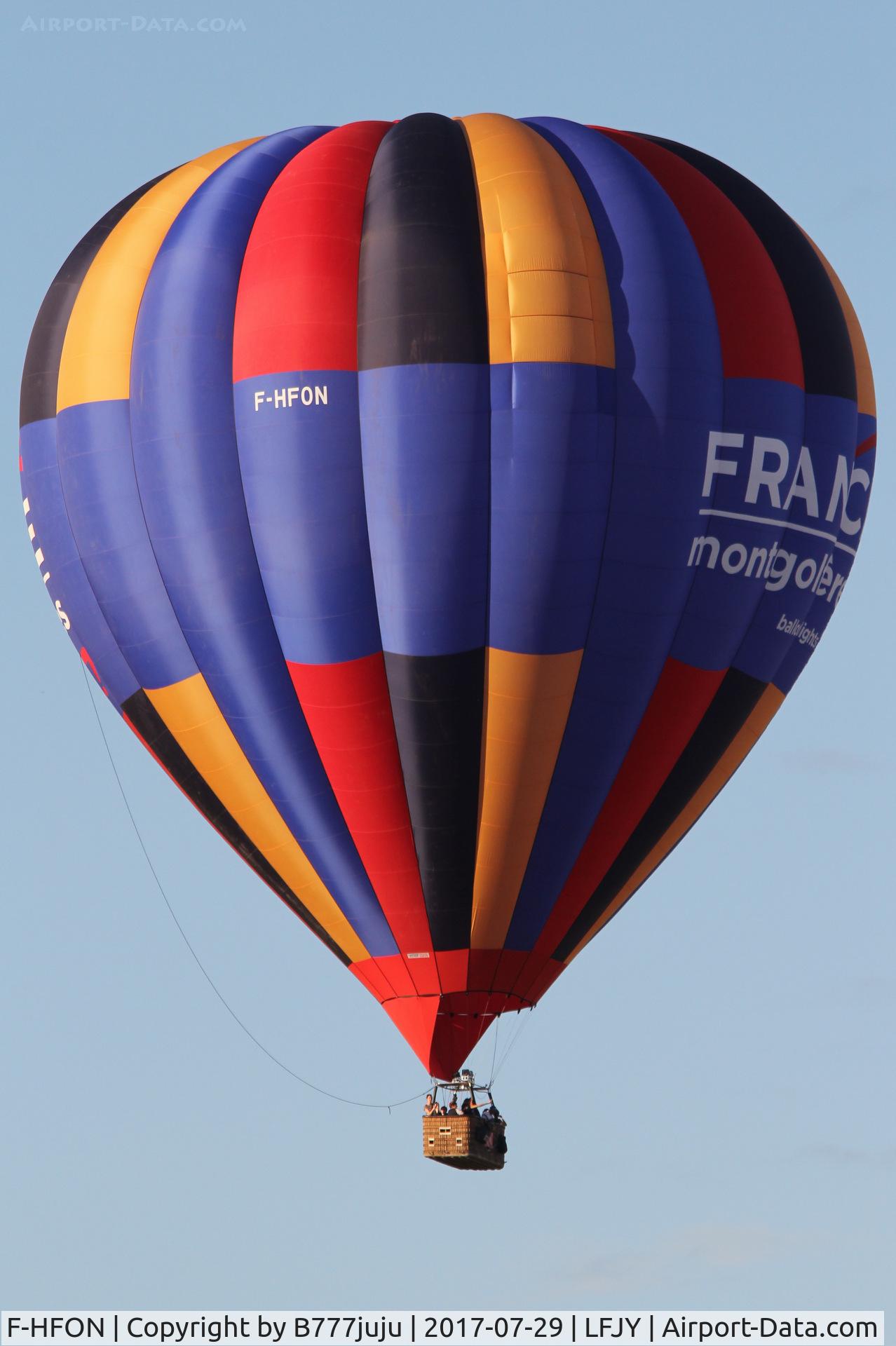F-HFON, Cameron Balloons A-275 C/N 11945, at Chambley