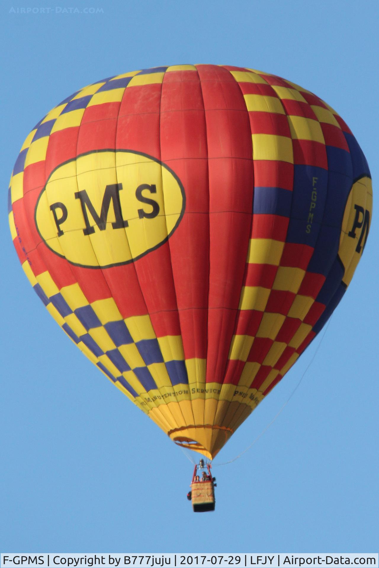 F-GPMS, Llopis Balloons MA 40 C/N 191, at Chambley