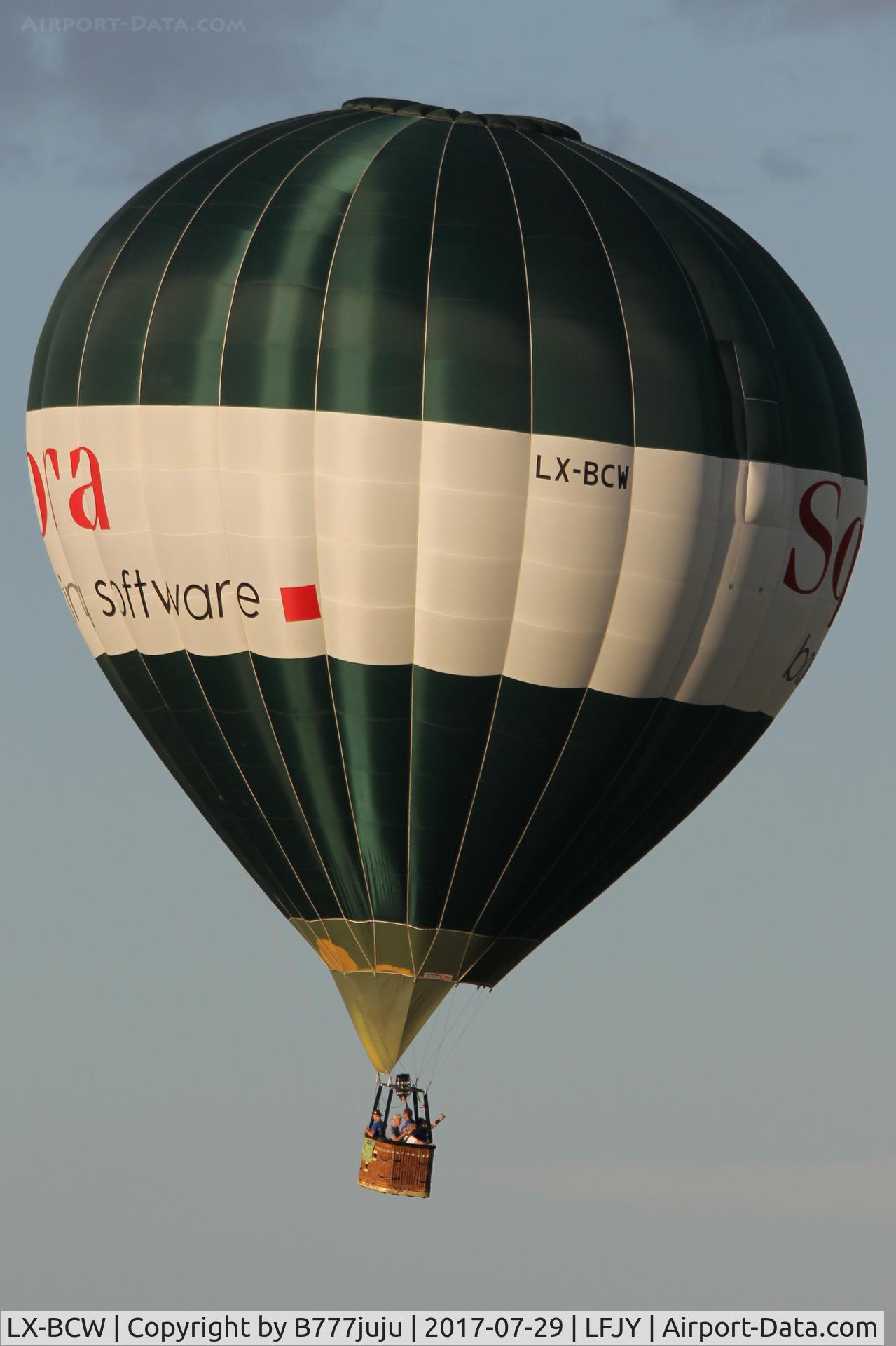 LX-BCW, Cameron Balloons Z-120 C/N 11374, at Chambley