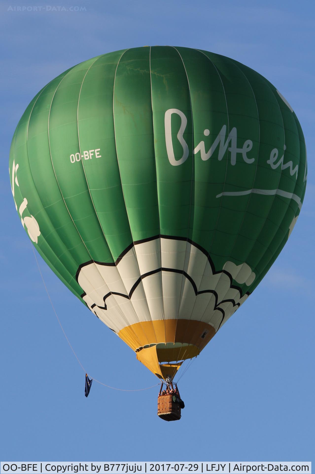 OO-BFE, 2002 Schroeder Fire Balloons G30/24 C/N 974, at Chambley