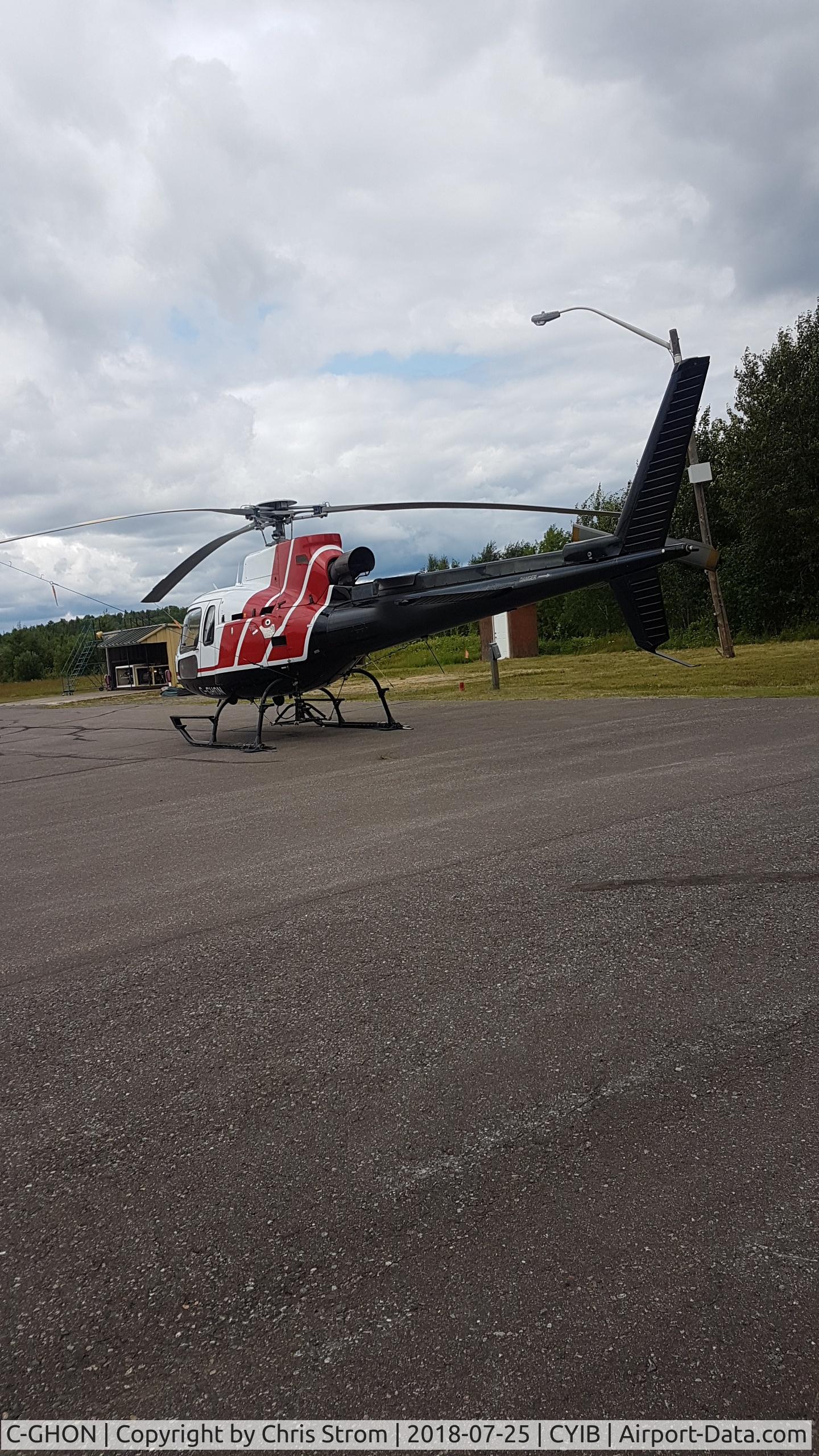 C-GHON, 2009 Aérospatiale AS-350B-3 Ecureuil C/N 4791, C-GHON at Atikokan Municipal (CYIB)
