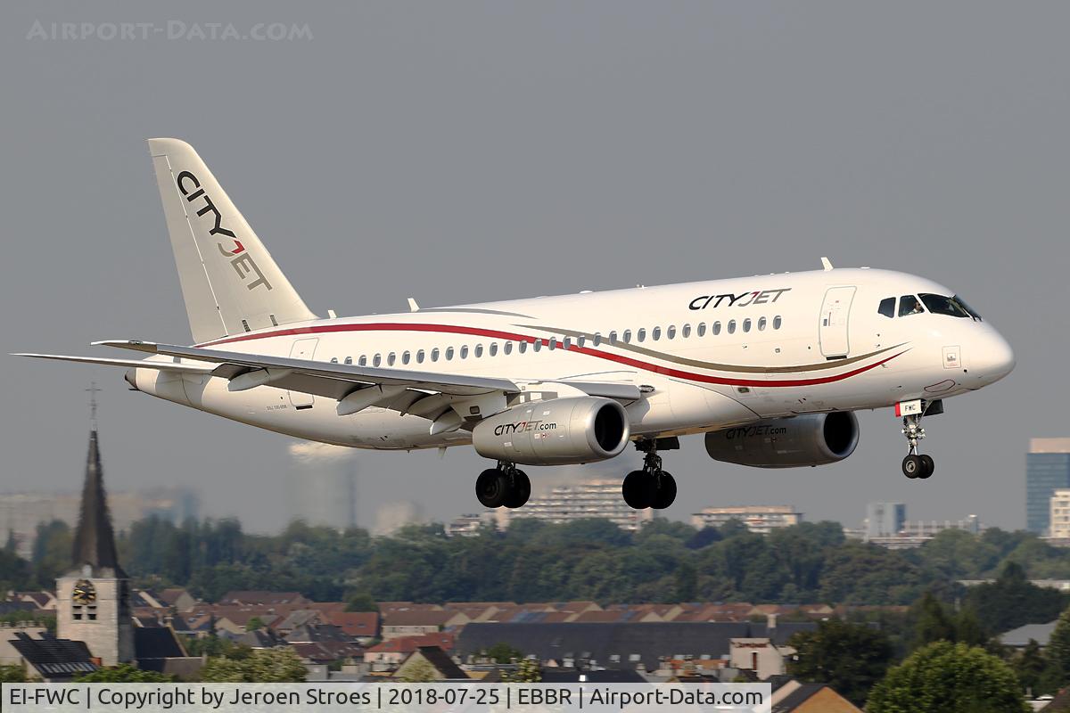 EI-FWC, 2016 Sukhoi SuperJet 100-95B C/N 95111, EBBR