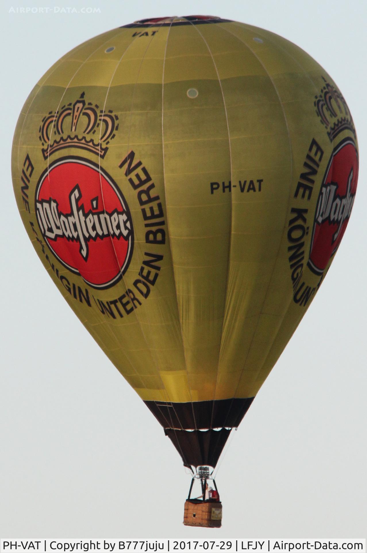 PH-VAT, Schroeder Fire Balloons G18/16 C/N 666, at Chambley