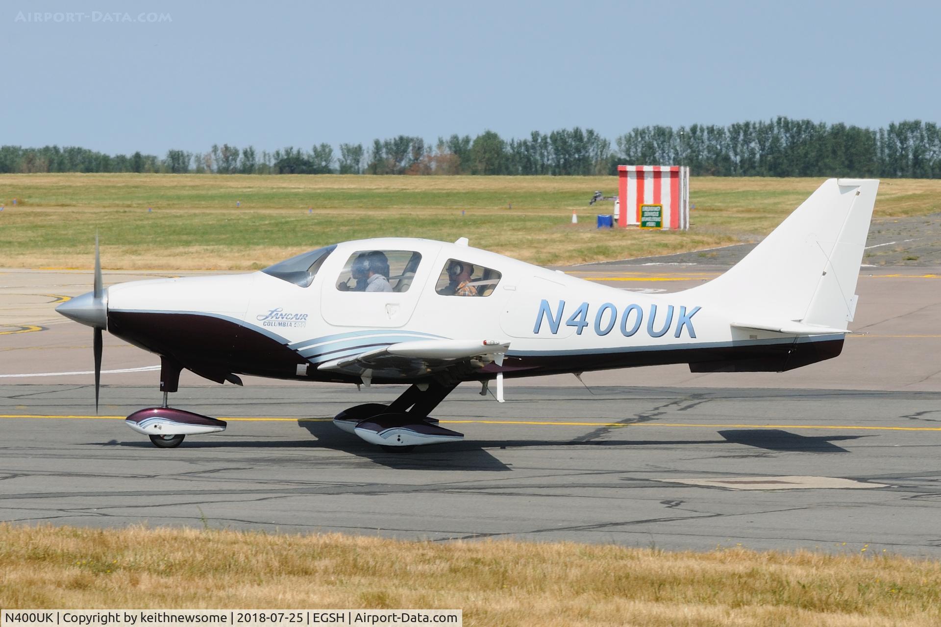 N400UK, 2005 Lancair LC41-550FG C/N 41062, Nice Visitor.