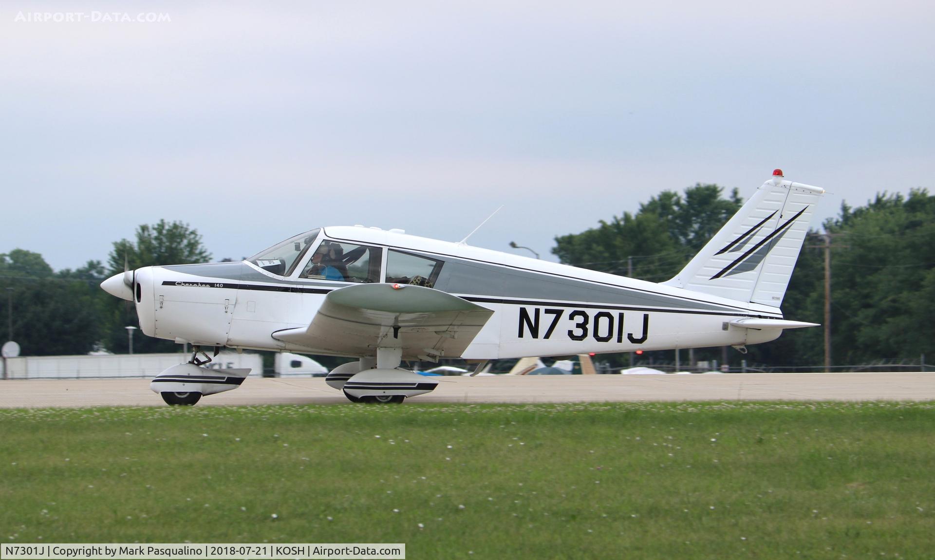 N7301J, 1968 Piper PA-28-140 C/N 28-24596, Piper PA-28-140