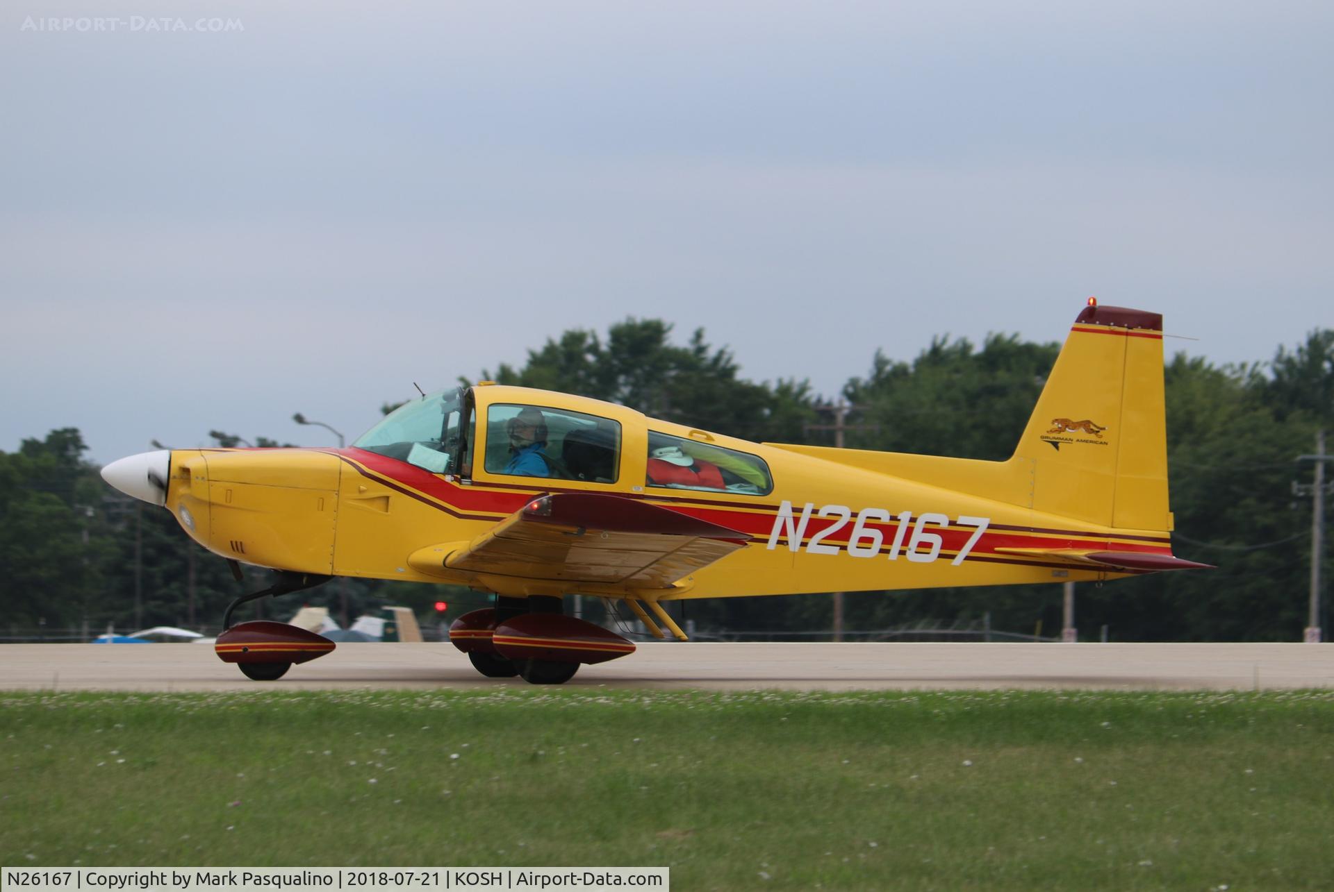 N26167, 1977 Grumman American AA-5A Cheetah C/N AA5A0461, AA-5A