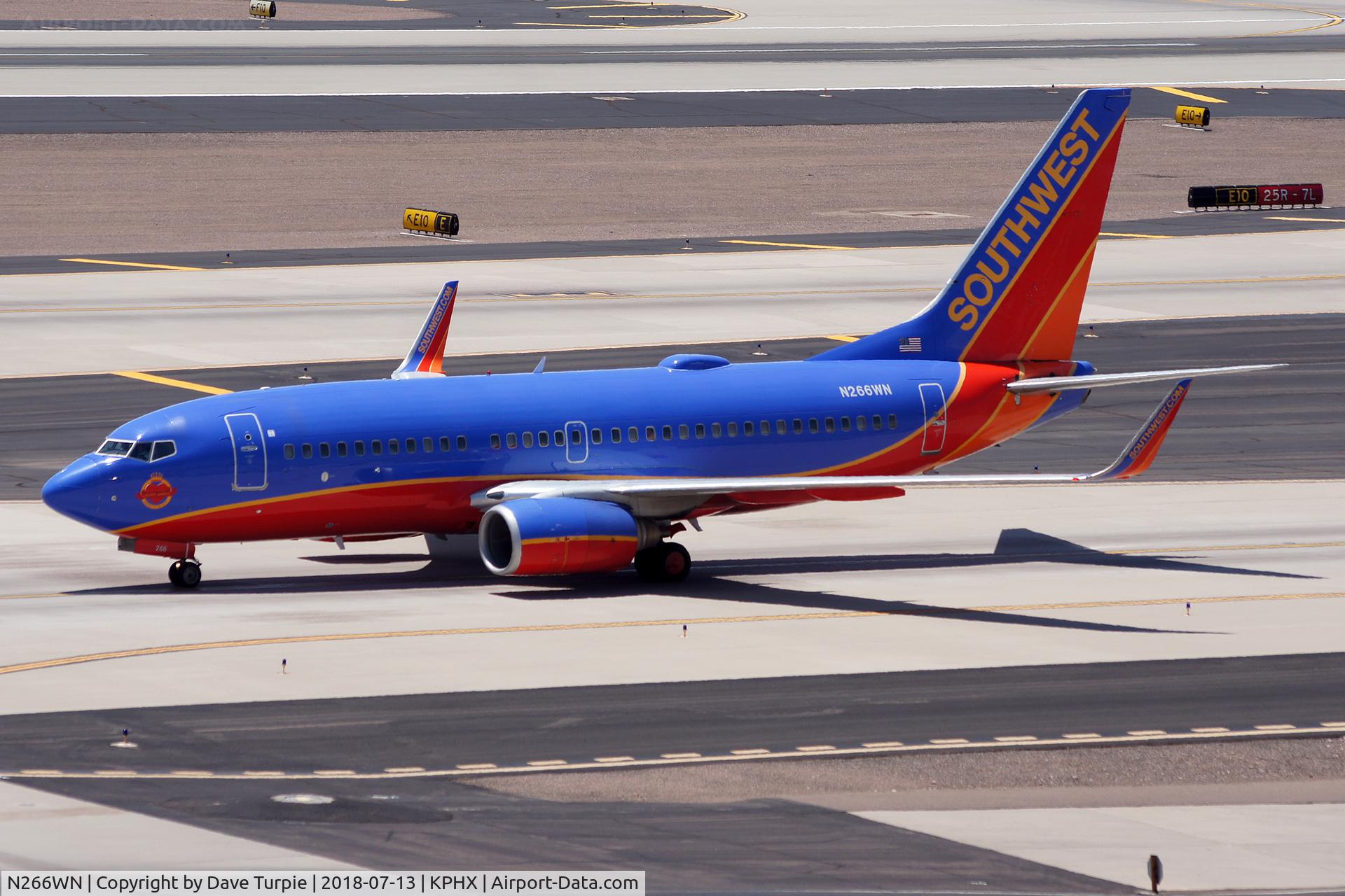 N266WN, 2007 Boeing 737-7H4 C/N 32523,  Colleen C. Barrett is currently President Emeritus of Southwest Airlines Co.