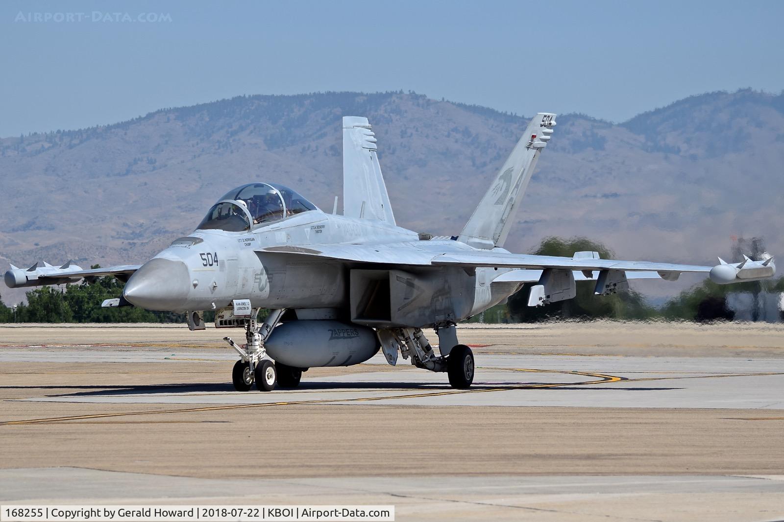 168255, Boeing EA-18G Growler C/N G-37, VAQ-130 “Zappers”, USS Harry S. Truman CVN-75,
NAS Whidbey Island, WA.
