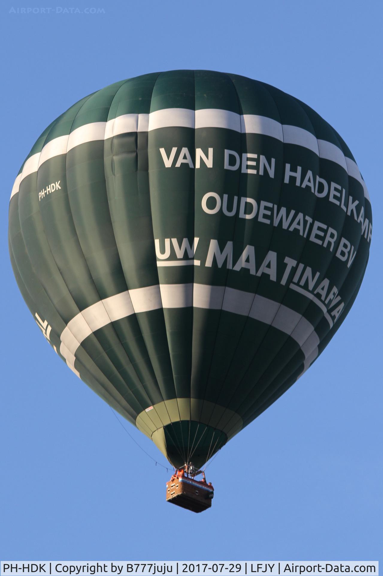 PH-HDK, Cameron Balloons Z-105 C/N 11384, at Chambley