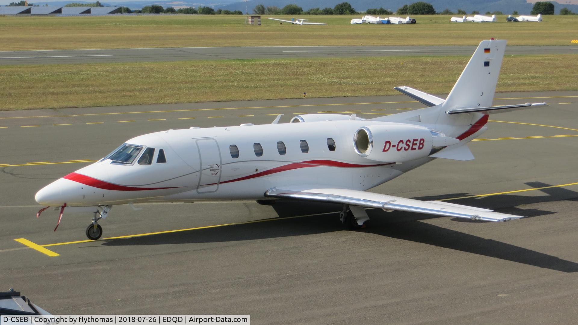 D-CSEB, 2011 Cessna 560XL Citation XLS+ C/N 560-6093, D-CSEB Würth Aviation, Bayreuth Flugplatz