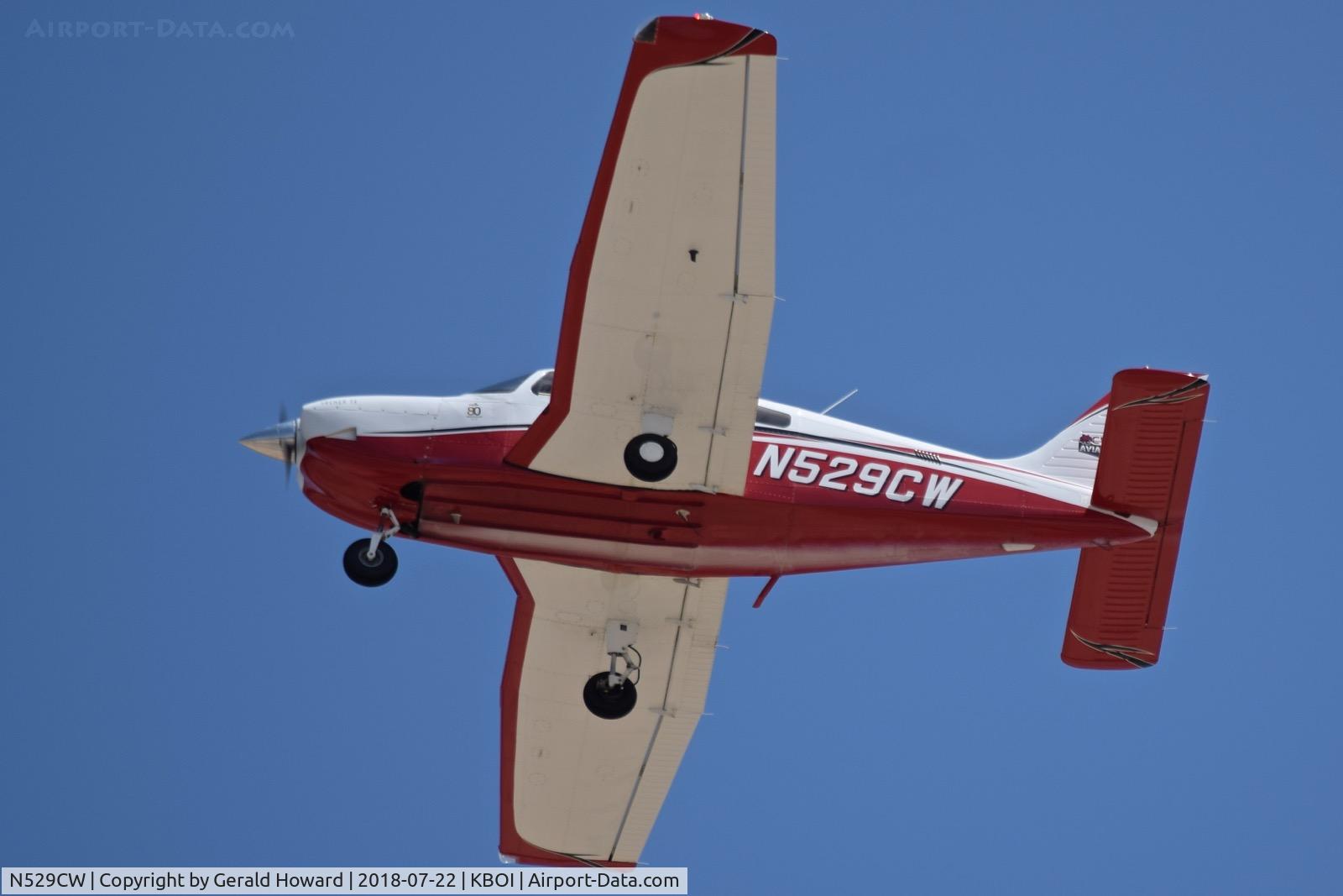 N529CW, 2017 Piper PA-28-181 C/N 2843925, Departing RWY 28L.