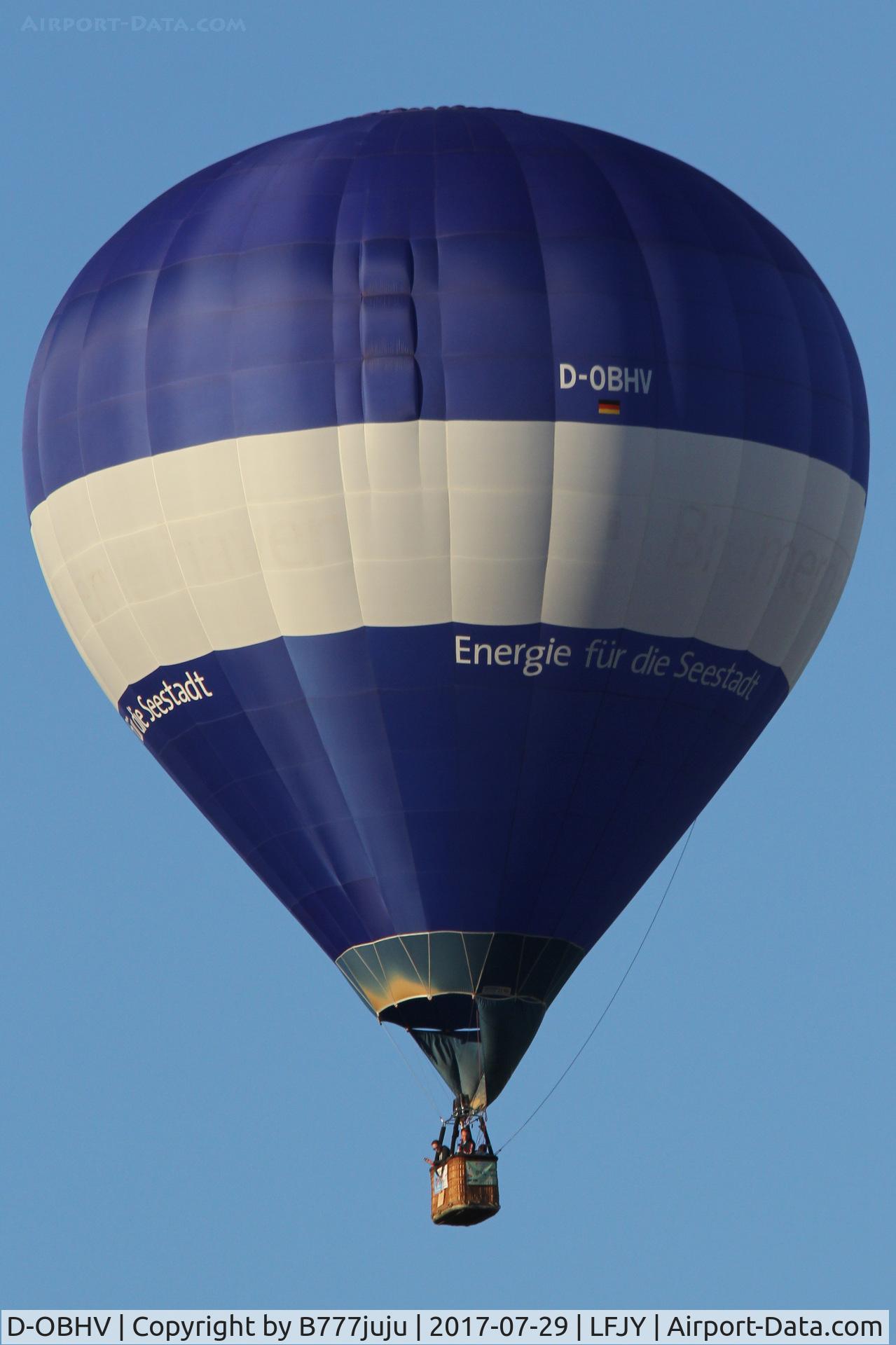 D-OBHV, Cameron Balloons Z-105 C/N 10352, at Chambley