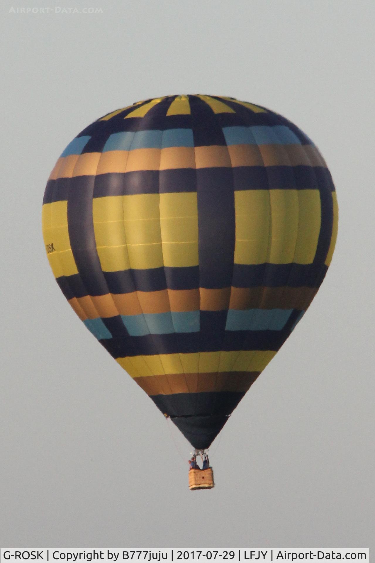 G-ROSK, 2017 UltraMagic M-90 C/N 90/160, at Chambley