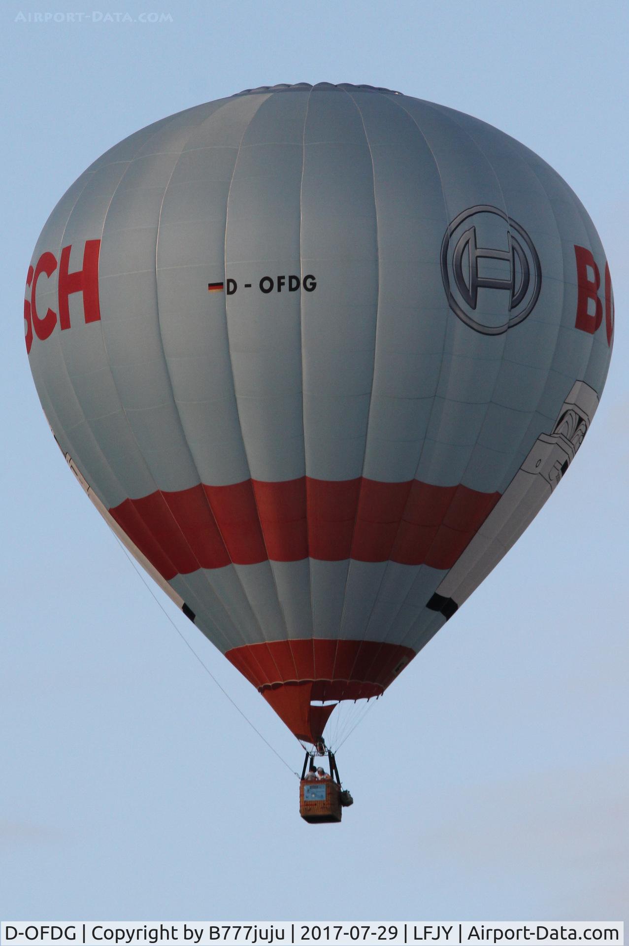 D-OFDG, Schroeder Fire Balloons G34/24 C/N ?, at Chambley