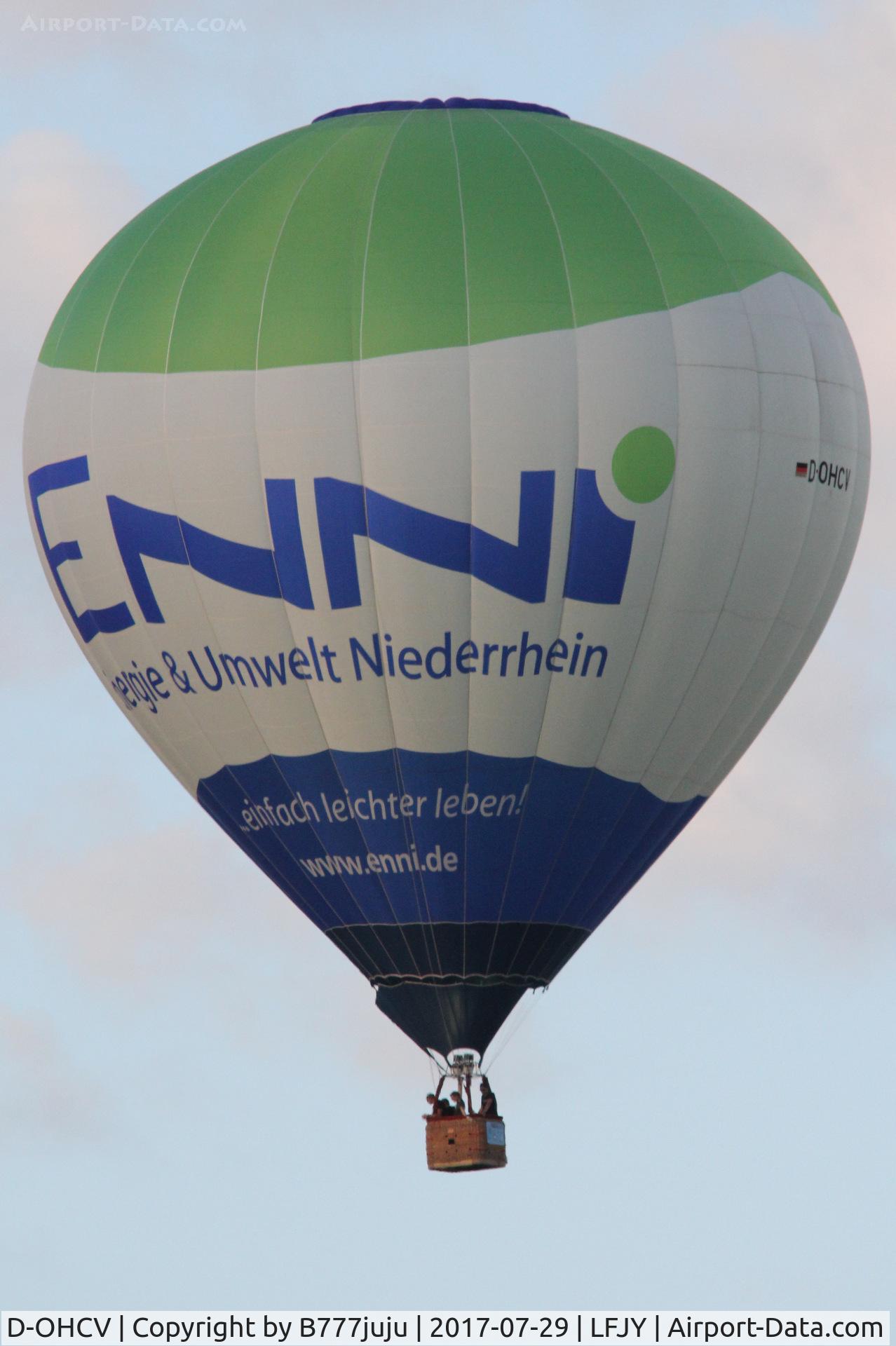 D-OHCV, Schroeder Fire Balloons G34/24 C/N ??, at Chambley