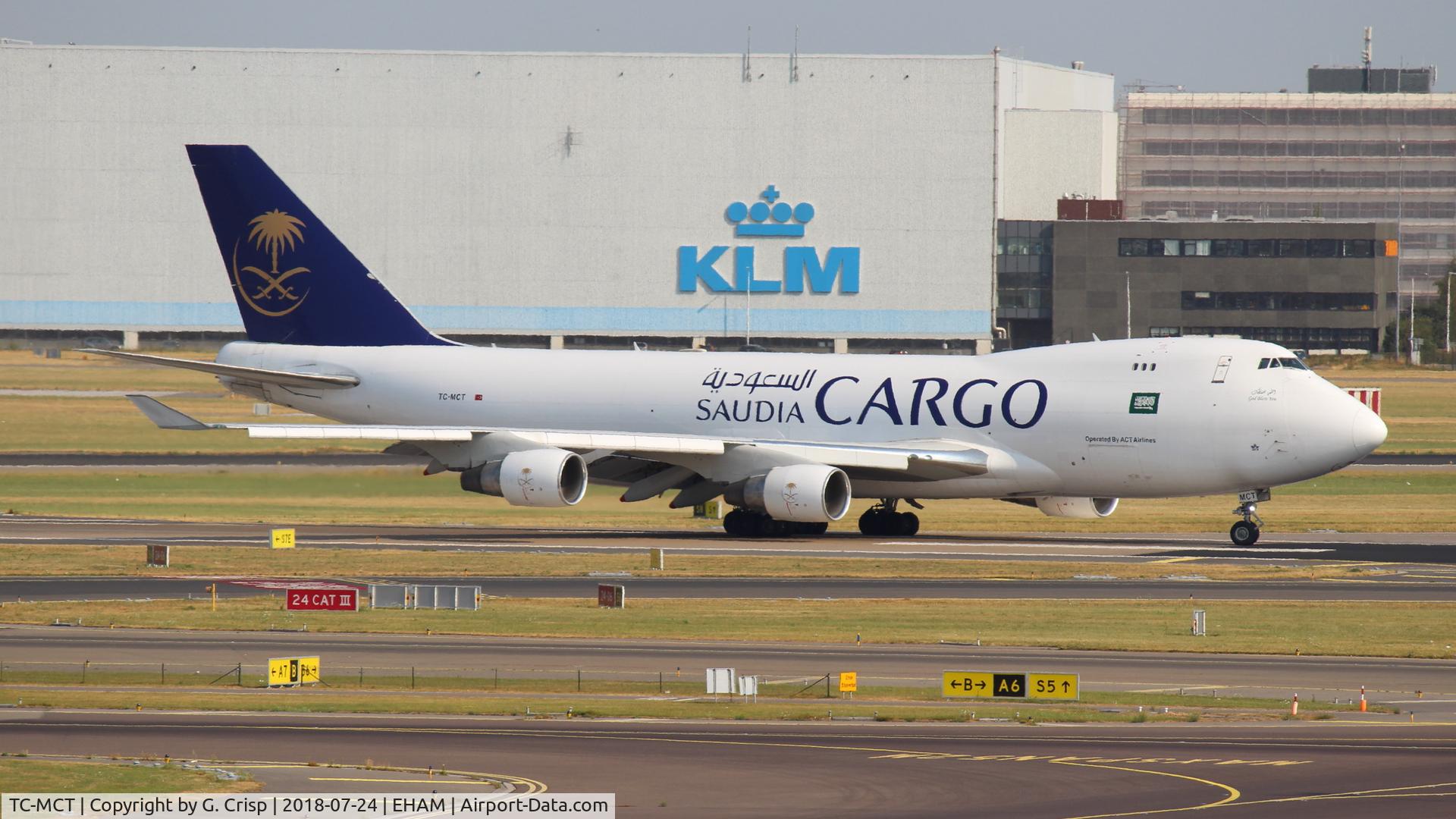 TC-MCT, 2001 Boeing 747-412F/SCD C/N 26559, Amsterdam Airport Schiphol