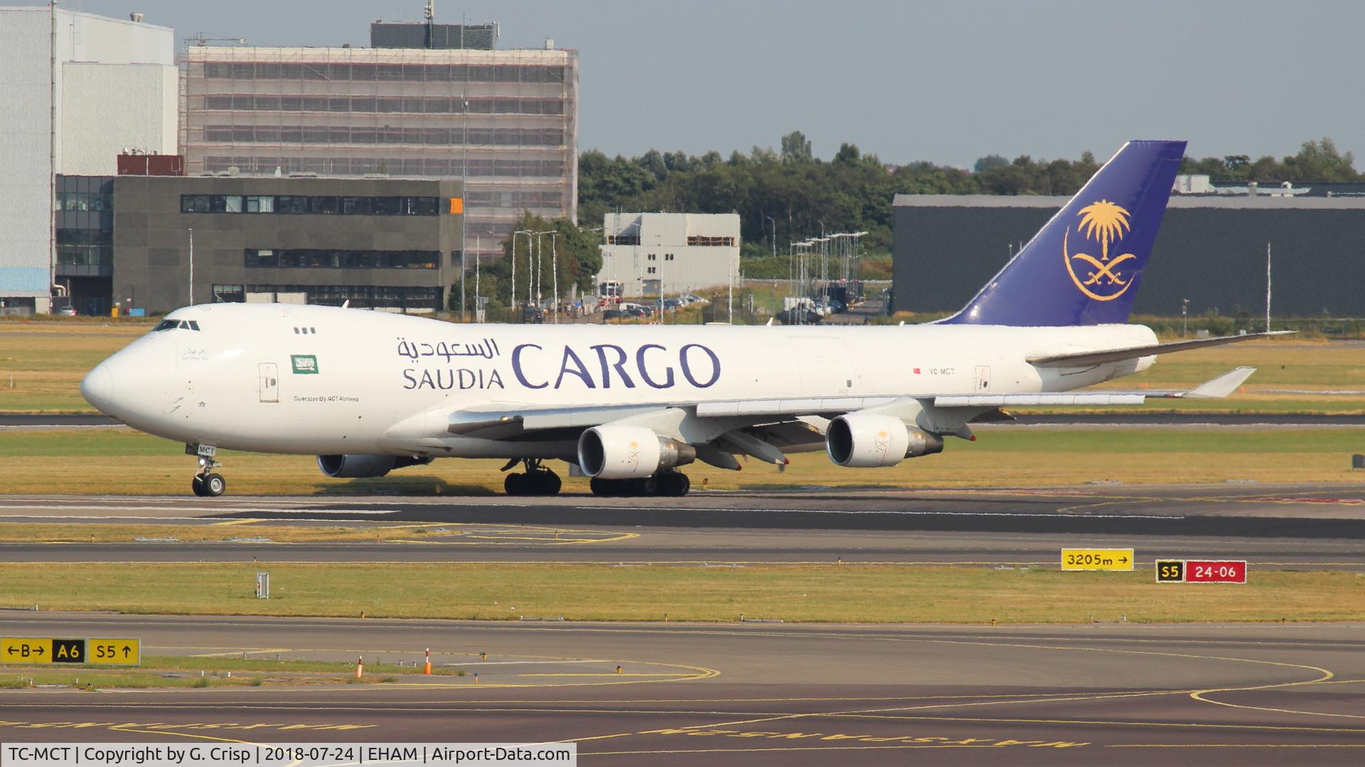 TC-MCT, 2001 Boeing 747-412F/SCD C/N 26559, Amsterdam Airport Schiphol