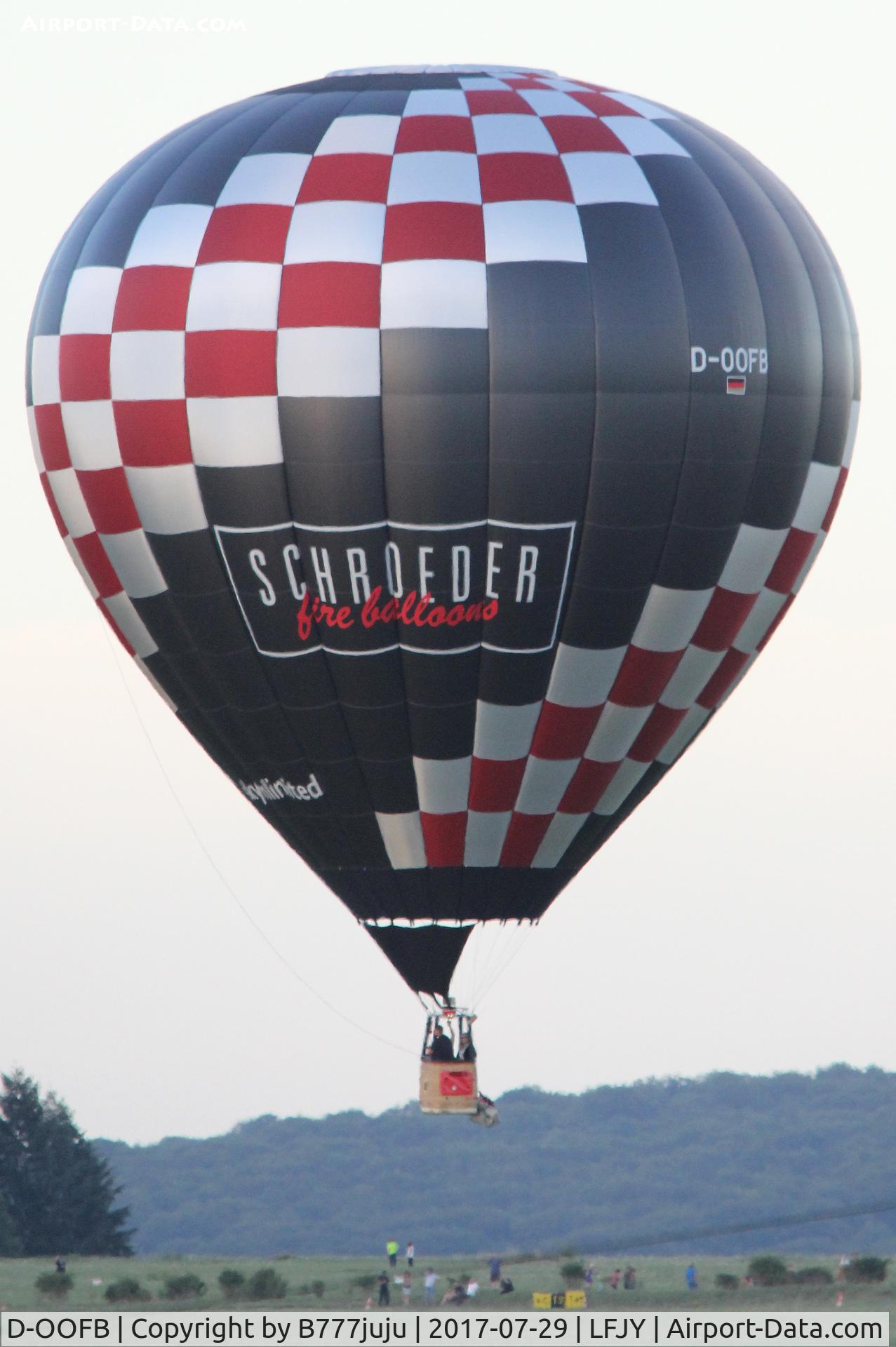 D-OOFB, 1998 Schroeder Fire Balloons G C/N 652, at Chambley