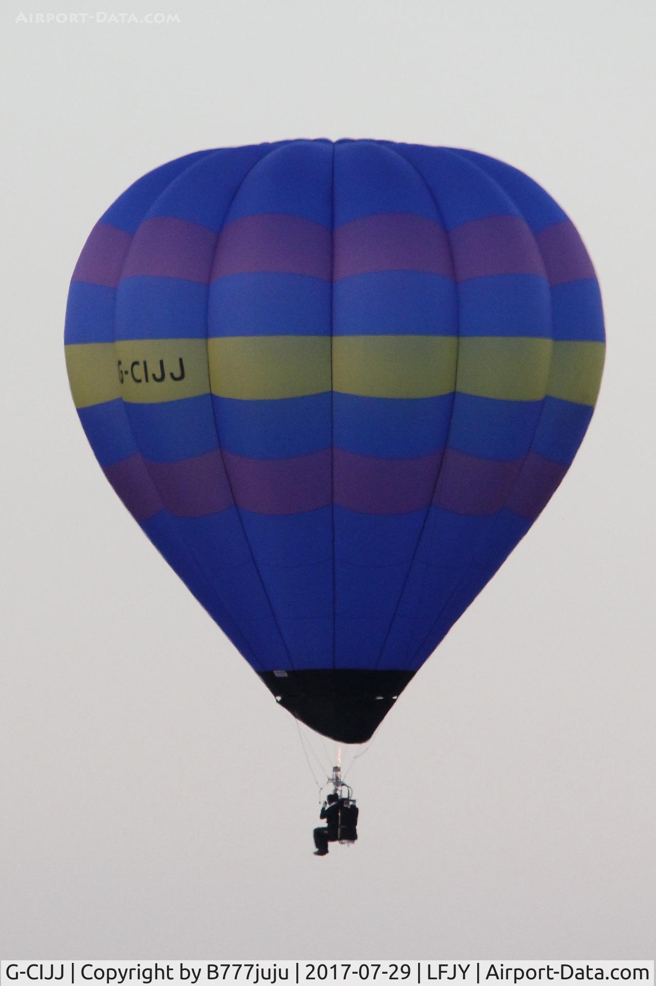 G-CIJJ, Cameron Balloons O-31 C/N 11858, at Chambley