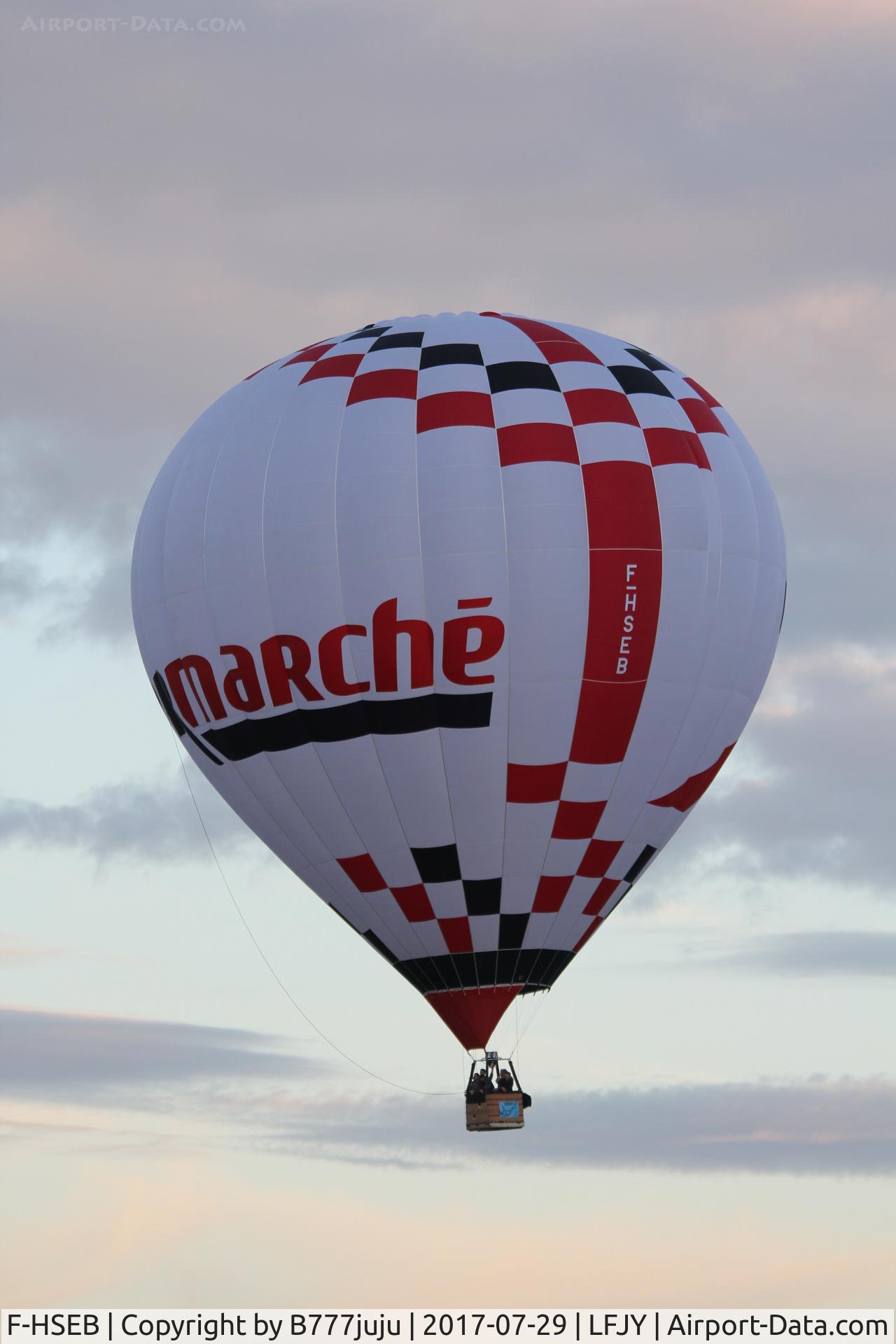 F-HSEB, Lindstrand LBL 105A C/N 1367, at Chambley