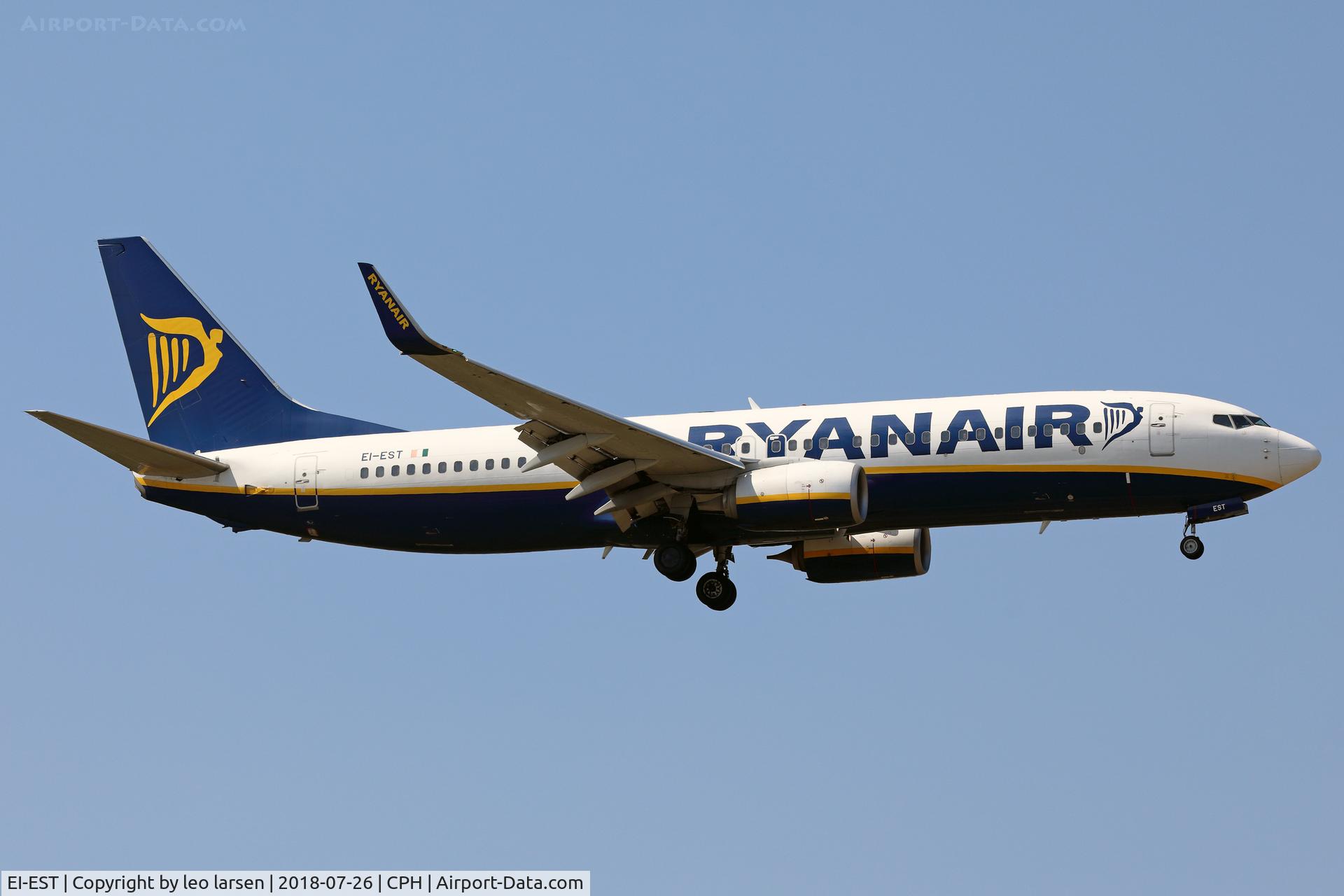 EI-EST, 2011 Boeing 737-8AS C/N 34994, Copenhagen 26.7.2018