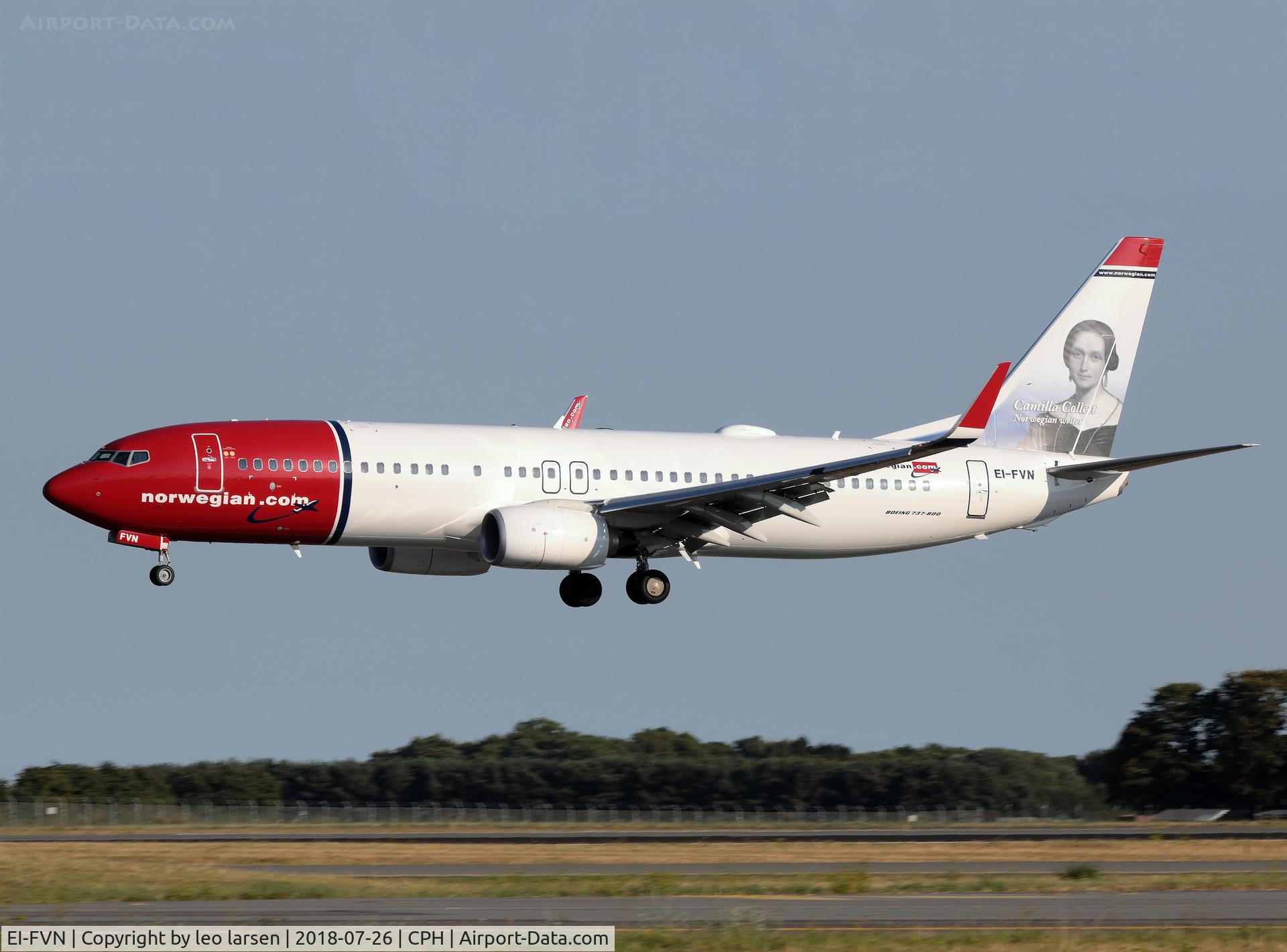 EI-FVN, 2017 Boeing 737-8JP C/N 42085, Copenhagen 26.7.2018 L/D R-04L