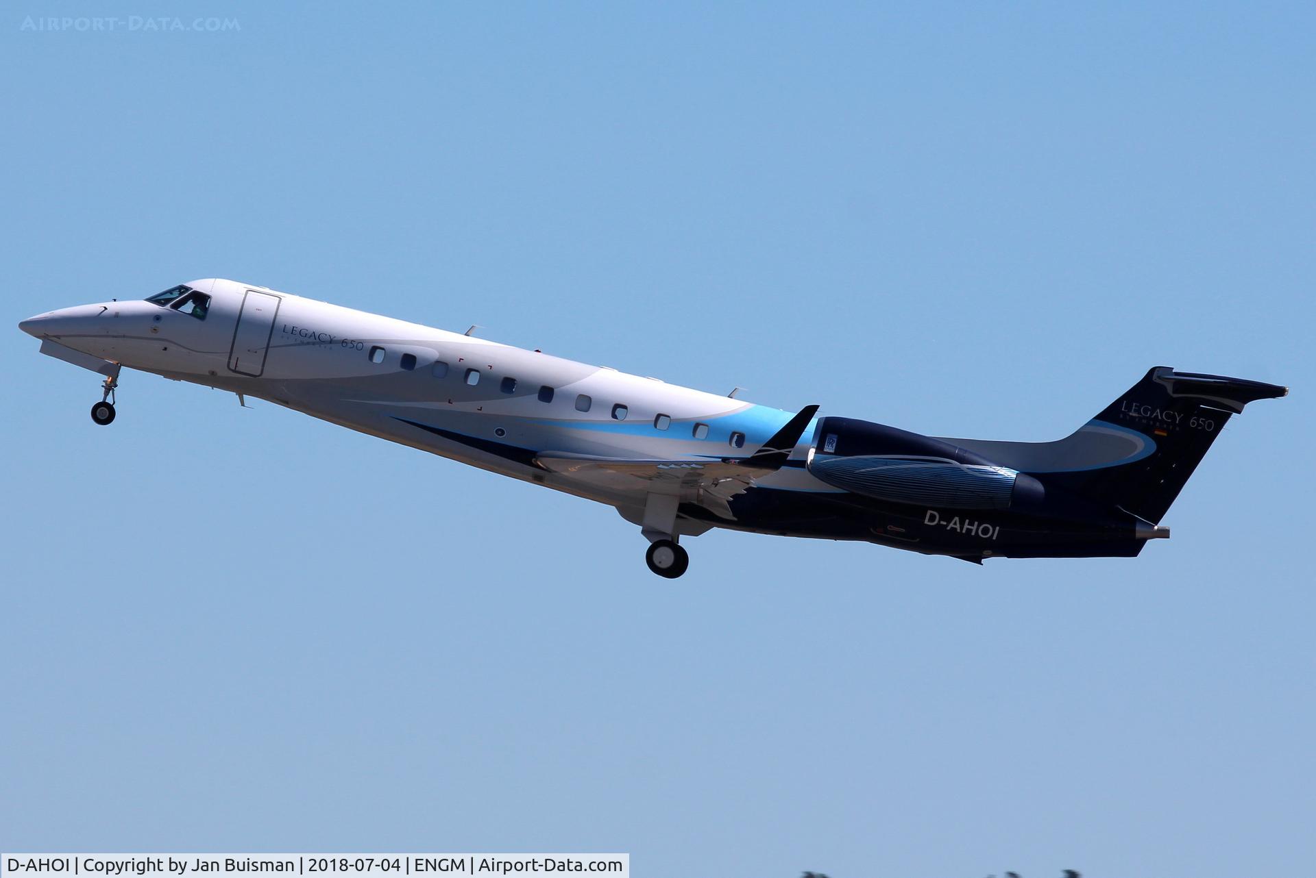 D-AHOI, 2013 Embraer EMB-135BJ Legacy 650 C/N 14501171, Air Hamburg