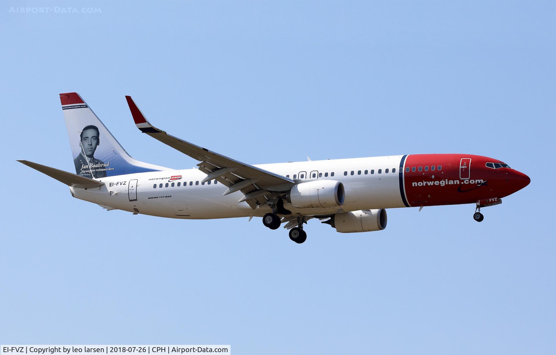 EI-FVZ, 2017 Boeing 737-8JP C/N 42093, Copenhagen 26.7.2018 L/D 04L