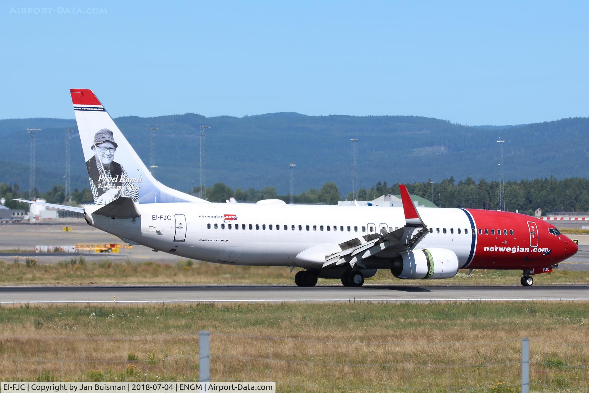 EI-FJC, 2011 Boeing 737-81D C/N 39412, Norwegian