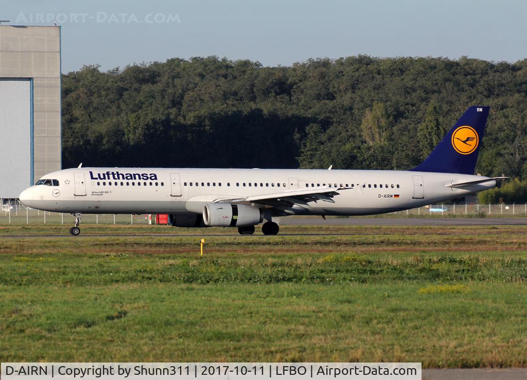 D-AIRN, 1995 Airbus A321-131 C/N 0560, Landing rwy 14R