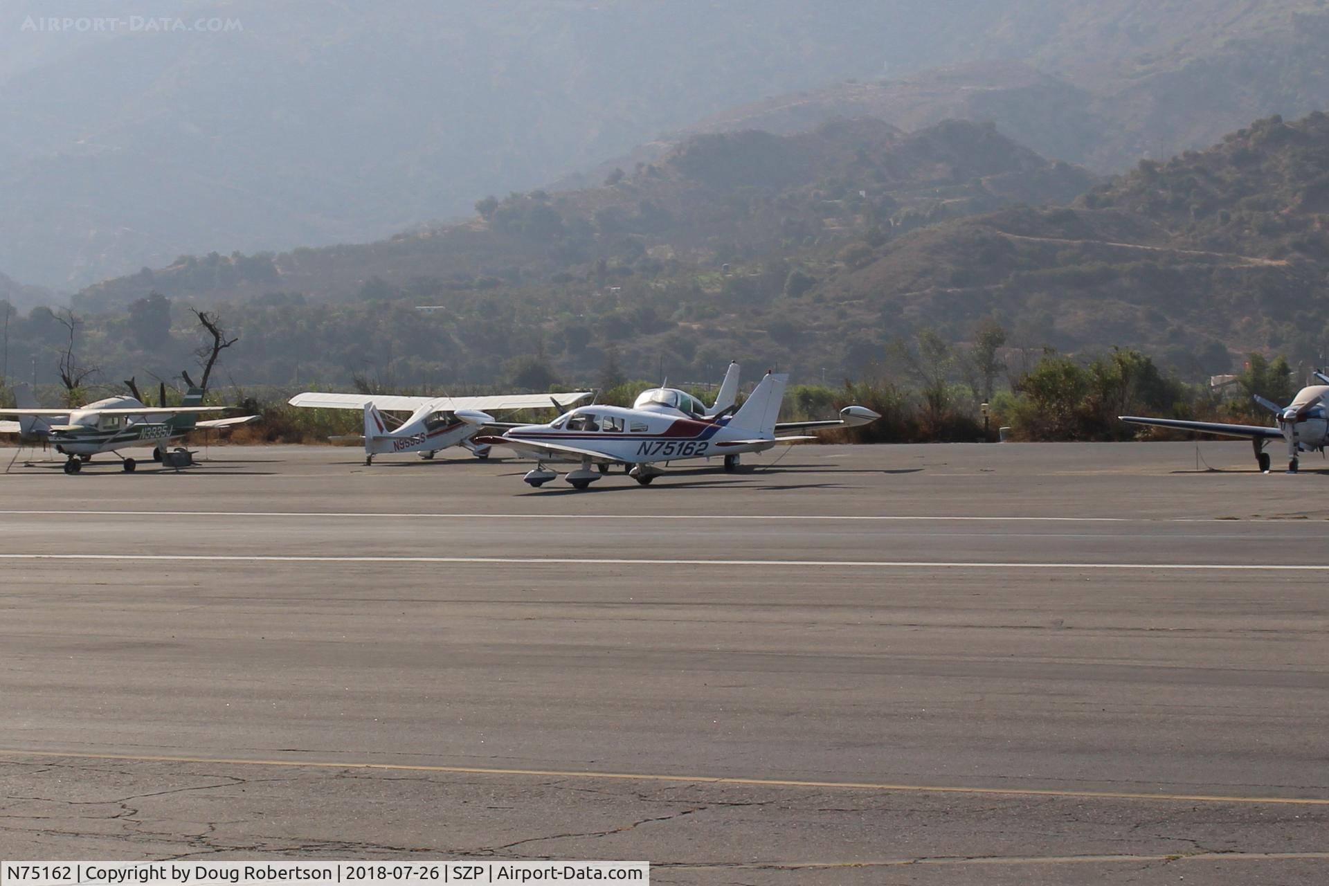 N75162, 1976 Piper PA-28-151 C/N 28-7615261, 1976 Piper PA-28-151 WARRIOR, Lycoming O-320-E2D 150 Hp, taxi back