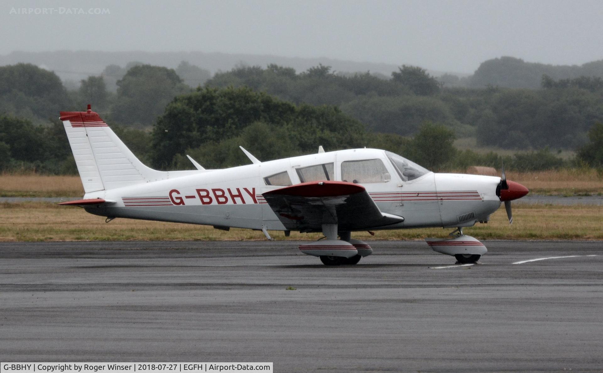 G-BBHY, 1973 Piper PA-28-180 Cherokee C/N 28-7305474, Visiting Cherokee.