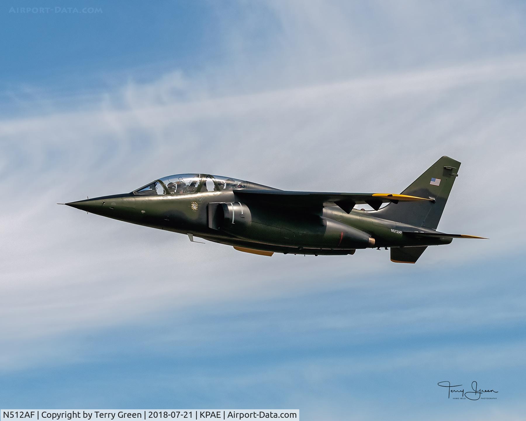 N512AF, 1981 Dassault-Dornier Alpha Jet C/N 0115, 2018 FHCAM SkyFair