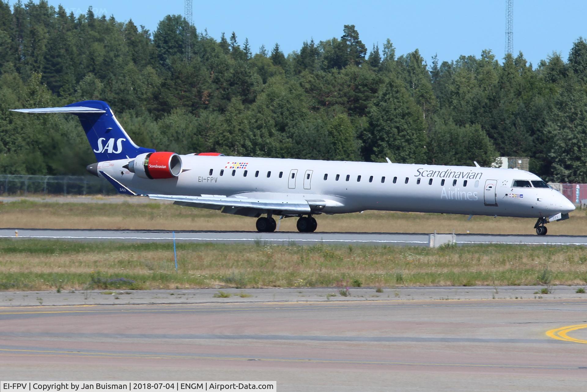 EI-FPV, 2017 Bombardier CRJ-900LR (CL-600-2D24) C/N 15440, SAS