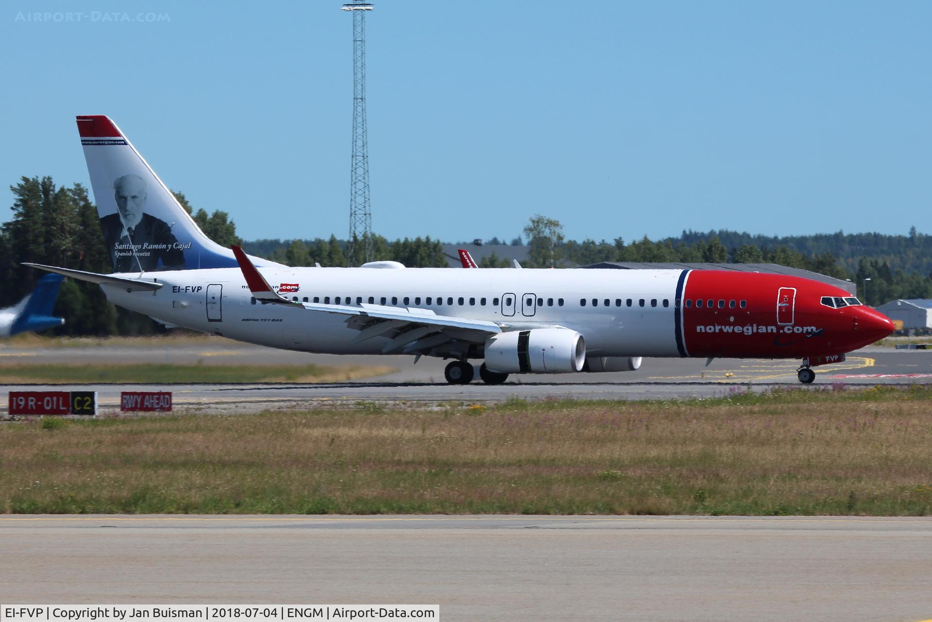 EI-FVP, 2017 Boeing 737-800 C/N 42086, Norwegian