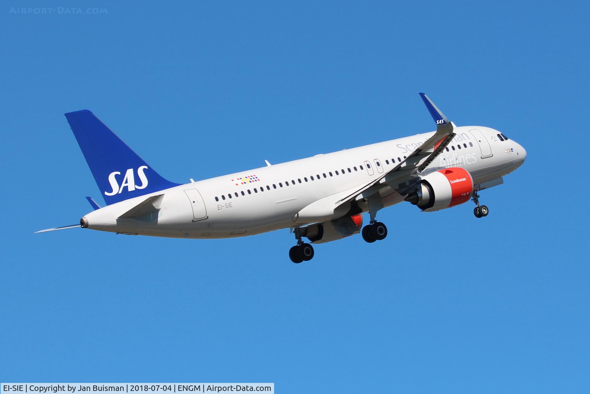 EI-SIE, 2018 Airbus A320-251N C/N 8058, SAS Ireland