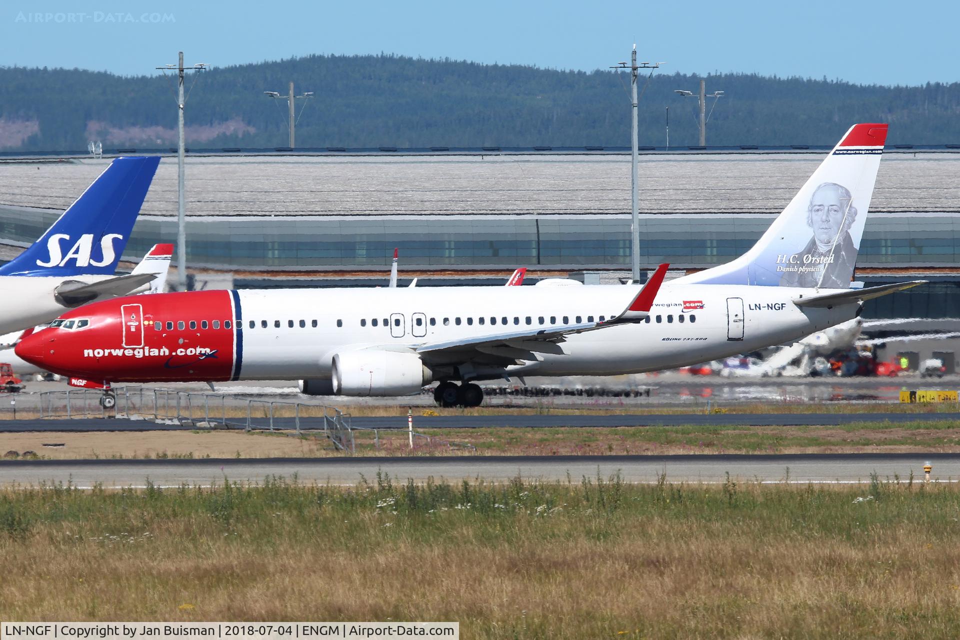 LN-NGF, 2012 Boeing 737-8JP C/N 39017, Norwegian