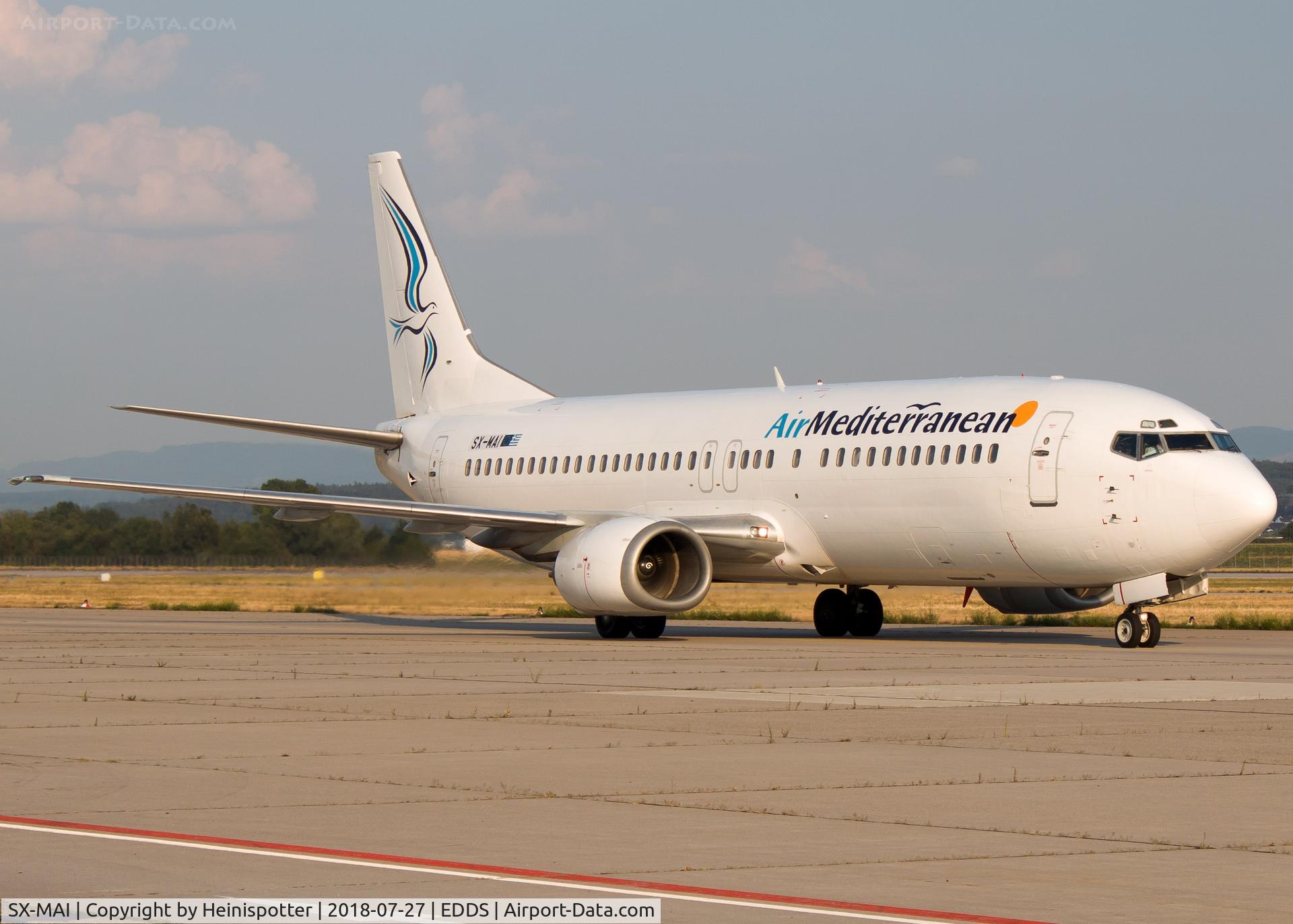 SX-MAI, 1990 Boeing 737-4K5 C/N 24901, SX-MAI at Stuttgart Airport.