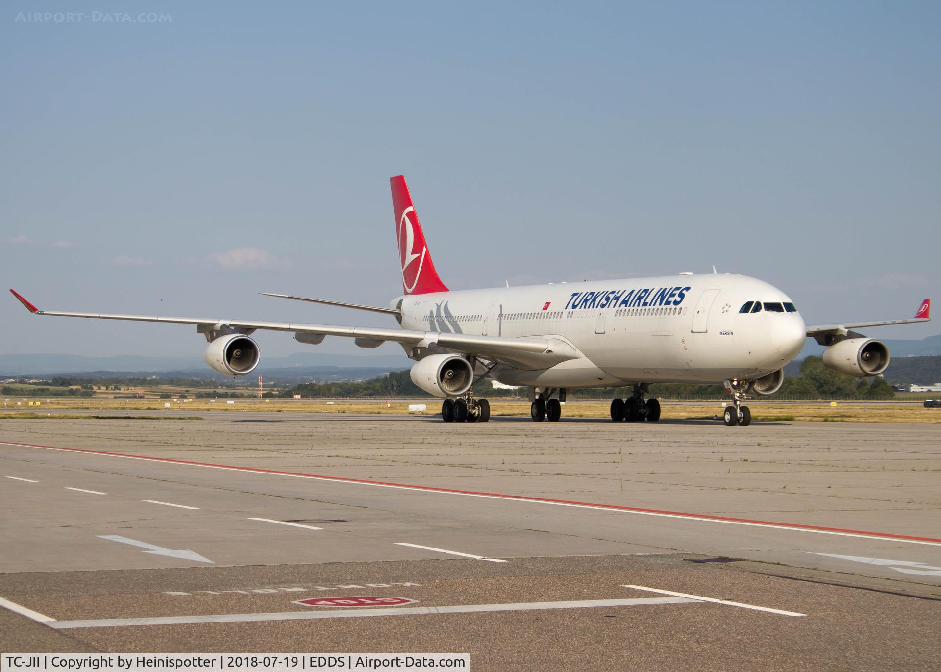 TC-JII, 2000 Airbus A340-313 C/N 331, TC-JII at Stuttgart Airport.