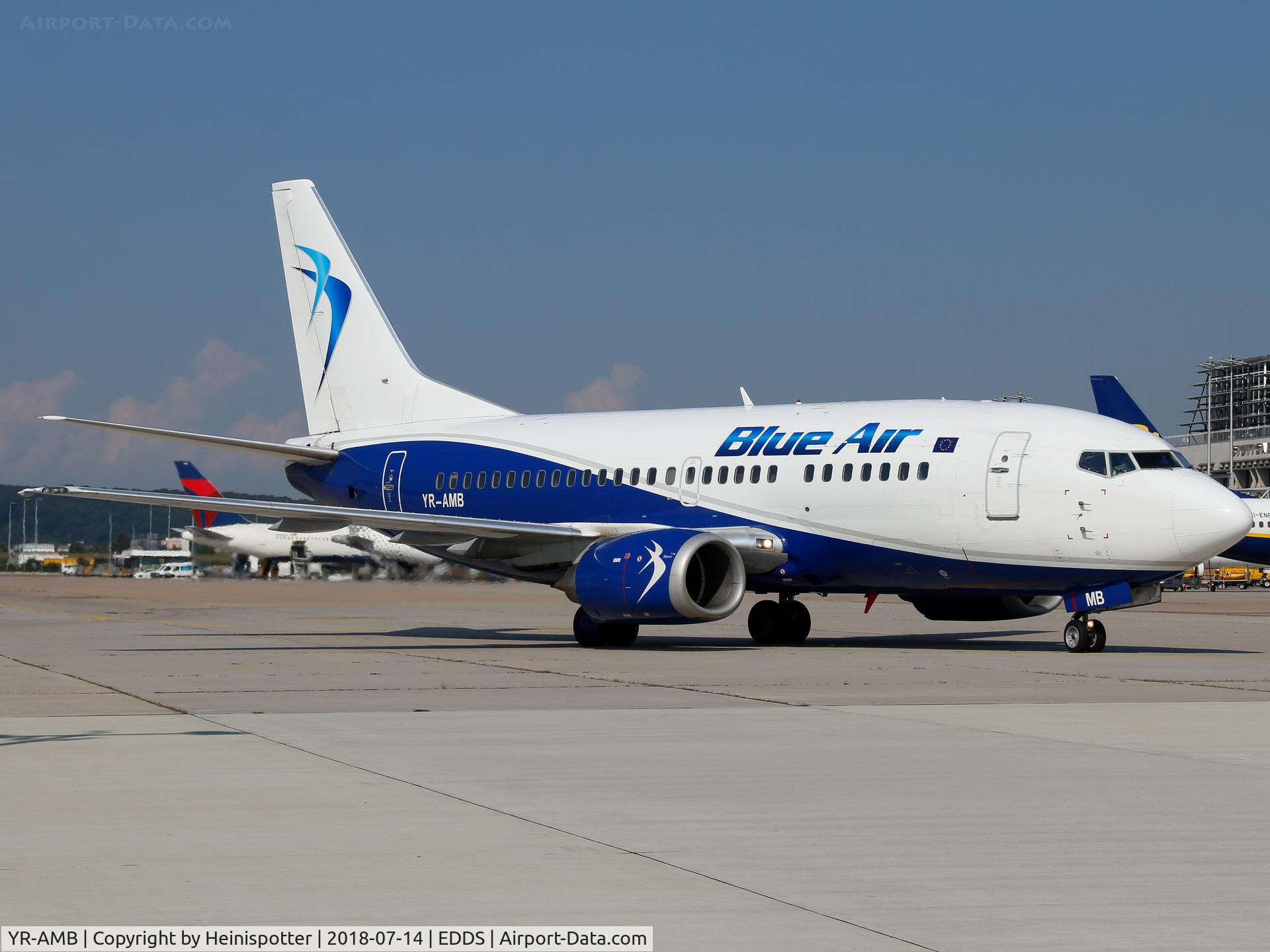 YR-AMB, 1991 Boeing 737-530 C/N 24943, YR-AMB at Stuttgart Airport.