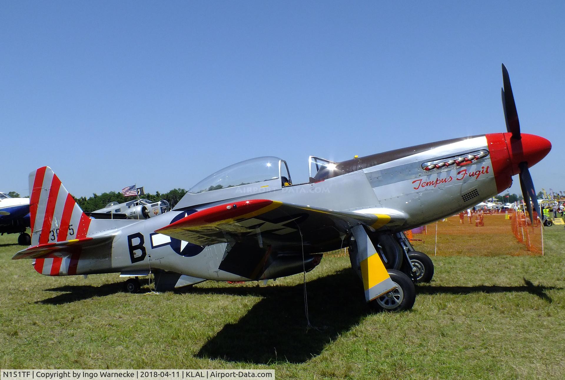 N151TF, 1944 North American P-51D Mustang C/N 122-31591 (44-63865), North American P-51D Mustang at 2018 Sun 'n Fun, Lakeland FL