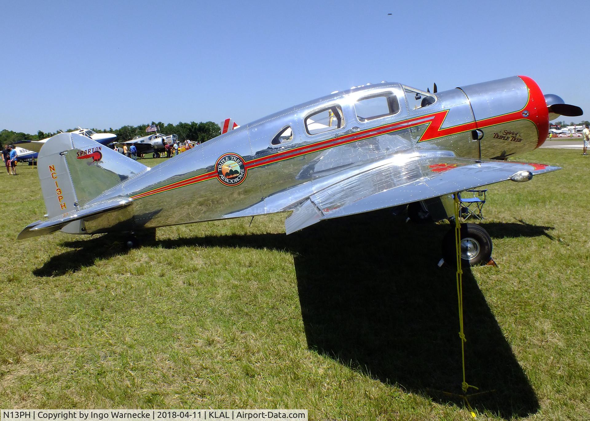 N13PH, 1938 Spartan 7W Executive C/N 13, Spartan 7W Executive at 2018 Sun 'n Fun, Lakeland FL