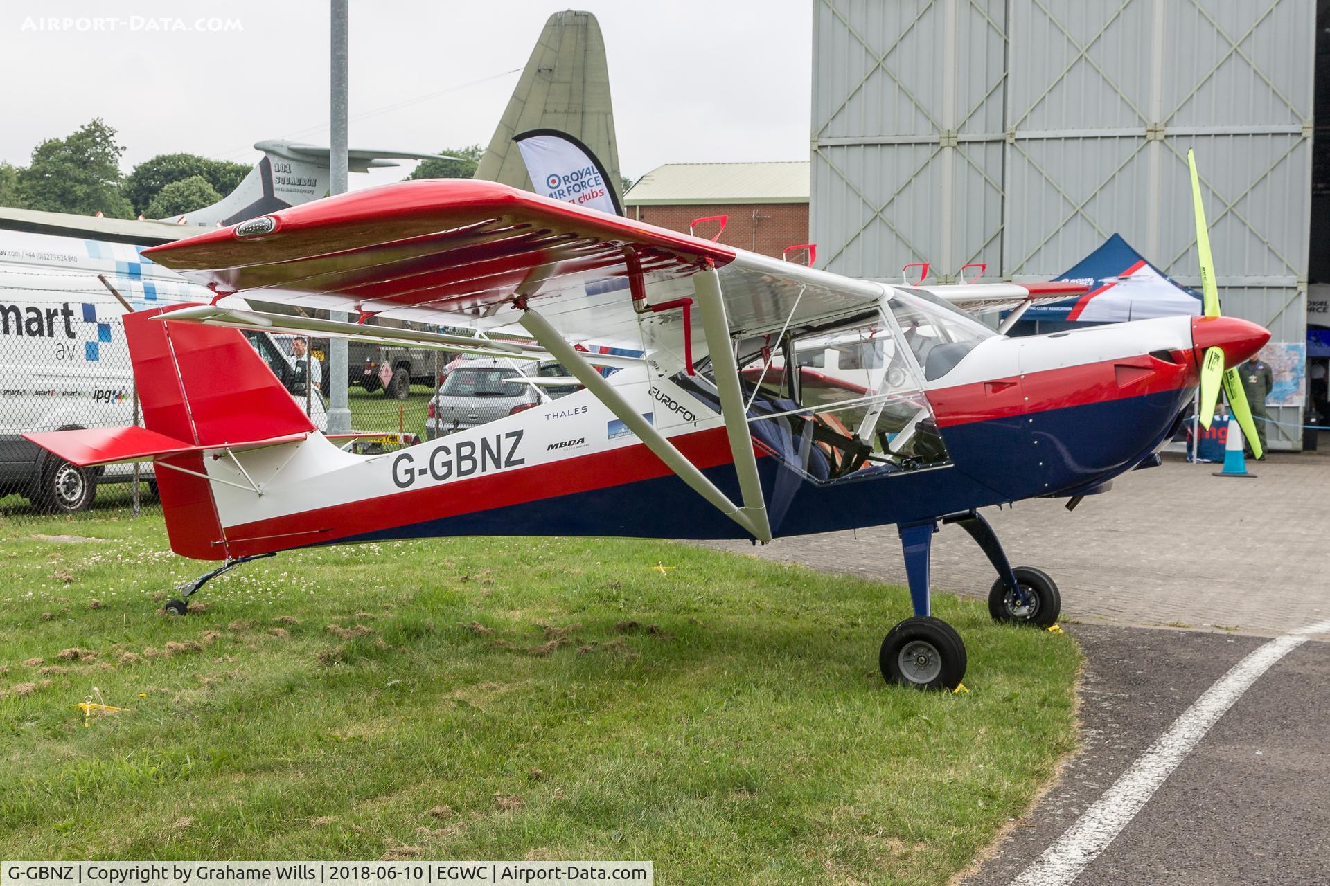 G-GBNZ, 2017 Aeropro Eurofox  912(iS) C/N LAA 376-15476, Eurofox 912(iS) G-GBNZ Cosford Air Show