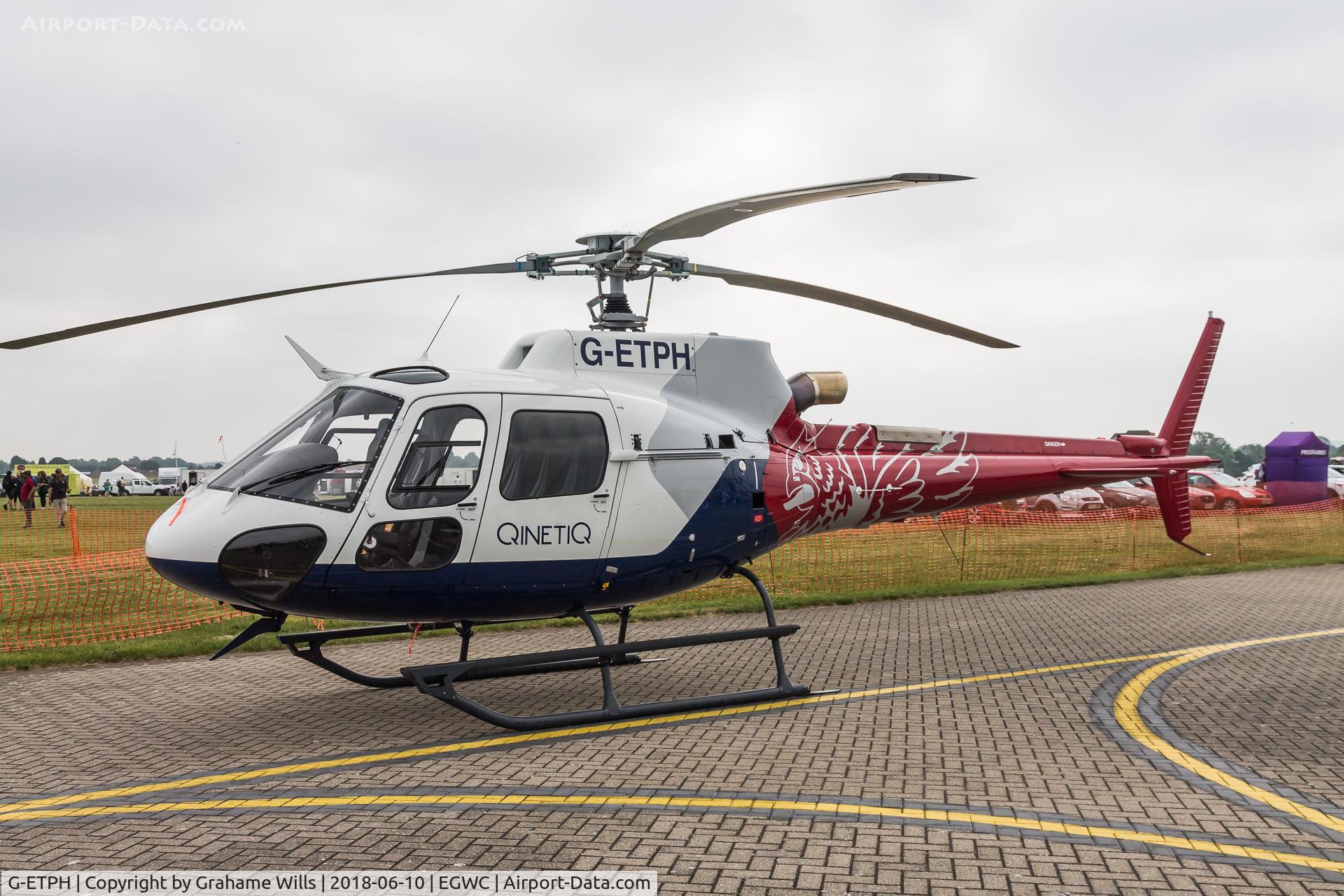 G-ETPH, 2018 Airbus Helicopters AS-350B-3 Ecureuil C/N 8485, AS350B3 Ecureuil G-ETPH QinetiQ Cosford Air Show 10/6/18