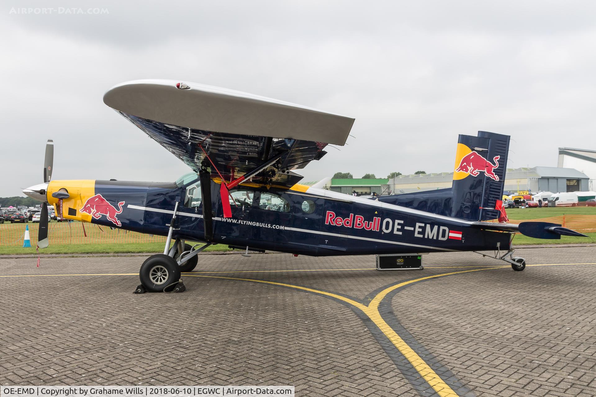 OE-EMD, Pilatus PC-6/B2-H4 Turbo Porter C/N 928, Pilatus PC-6/B2-H4 Turbo Porter OE-EMD Red Bull Cosford Air Show 10/6/18